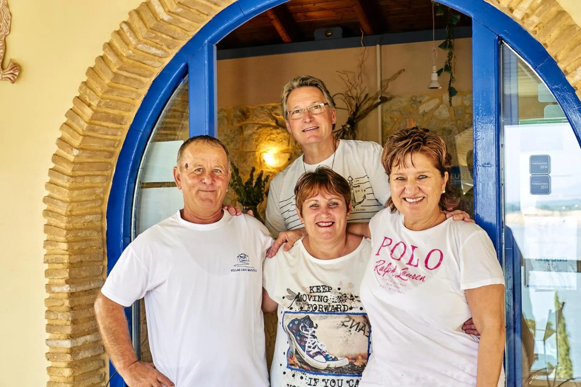 Family in Villas Cavo Marathia