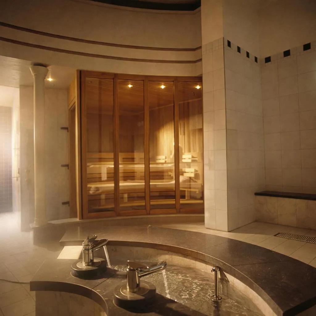 Sauna in Mokni's Palais Hotel & SPA