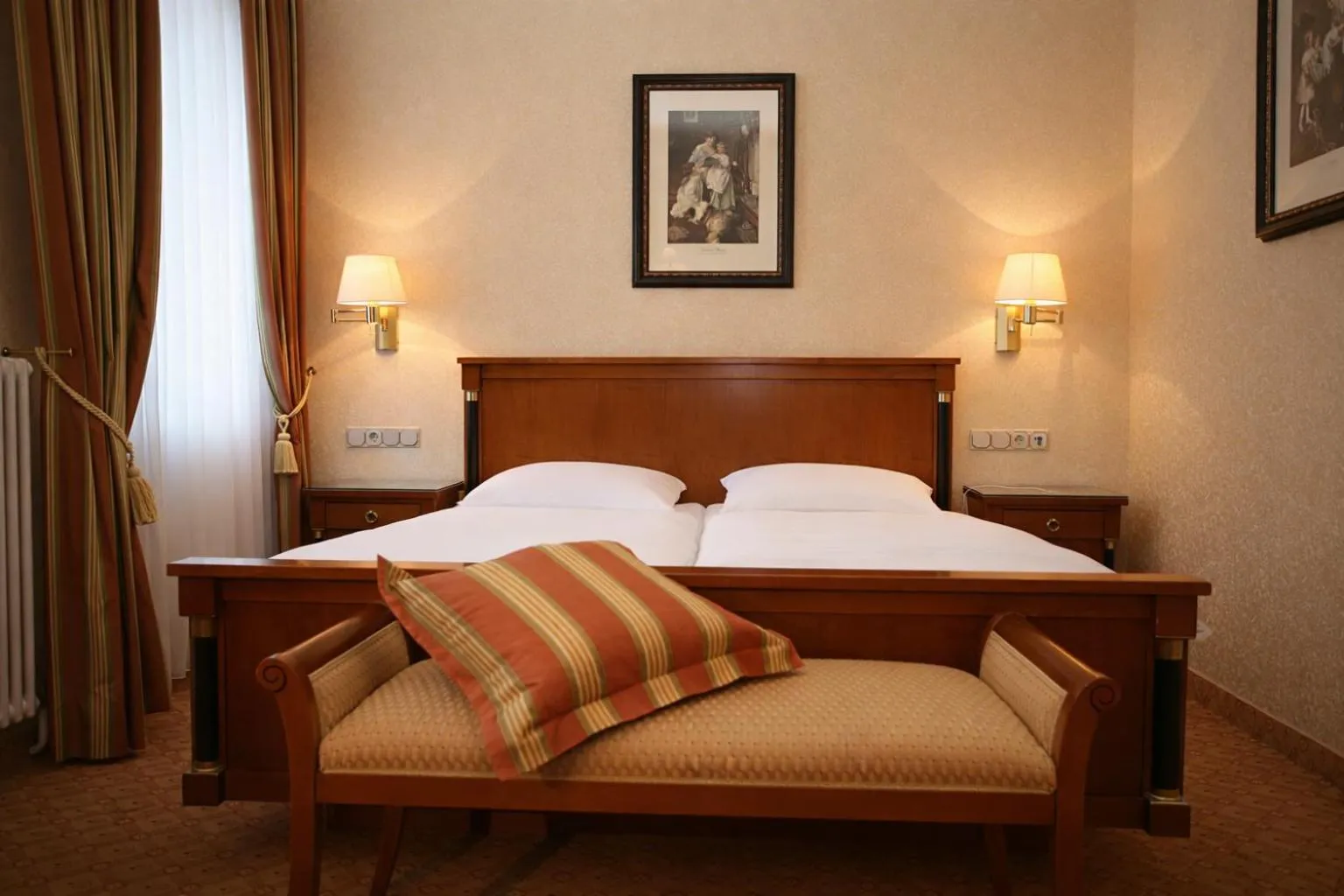 Bed in Mokni's Palais Hotel & SPA