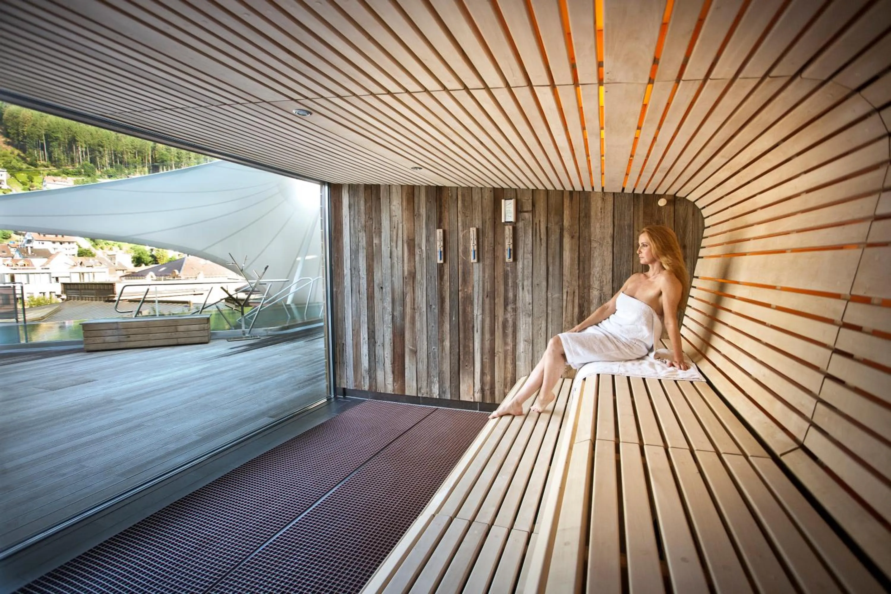 Sauna in Mokni's Palais Hotel & SPA