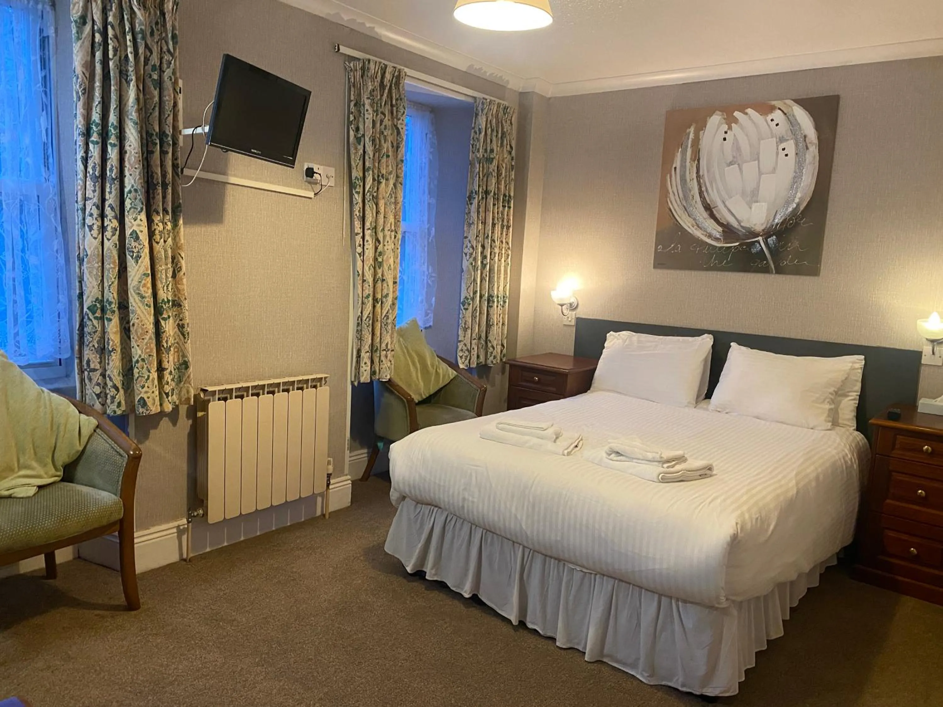 Bed in Le Chene Hotel