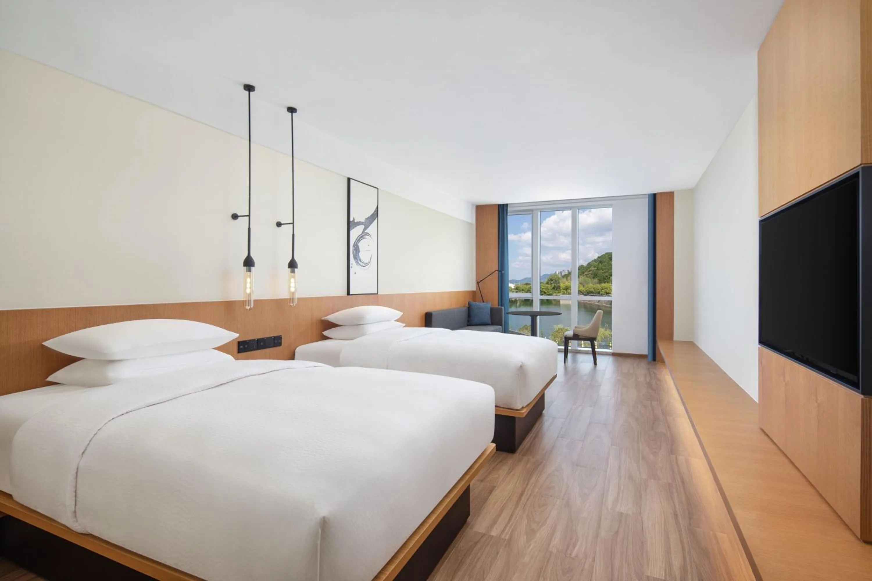Photo of the whole room, Bed in Fairfield by Marriott Hangzhou Qiandao Lake