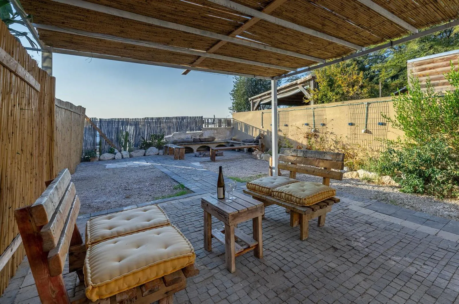 Inner courtyard view in IBEX unique Desert Inn