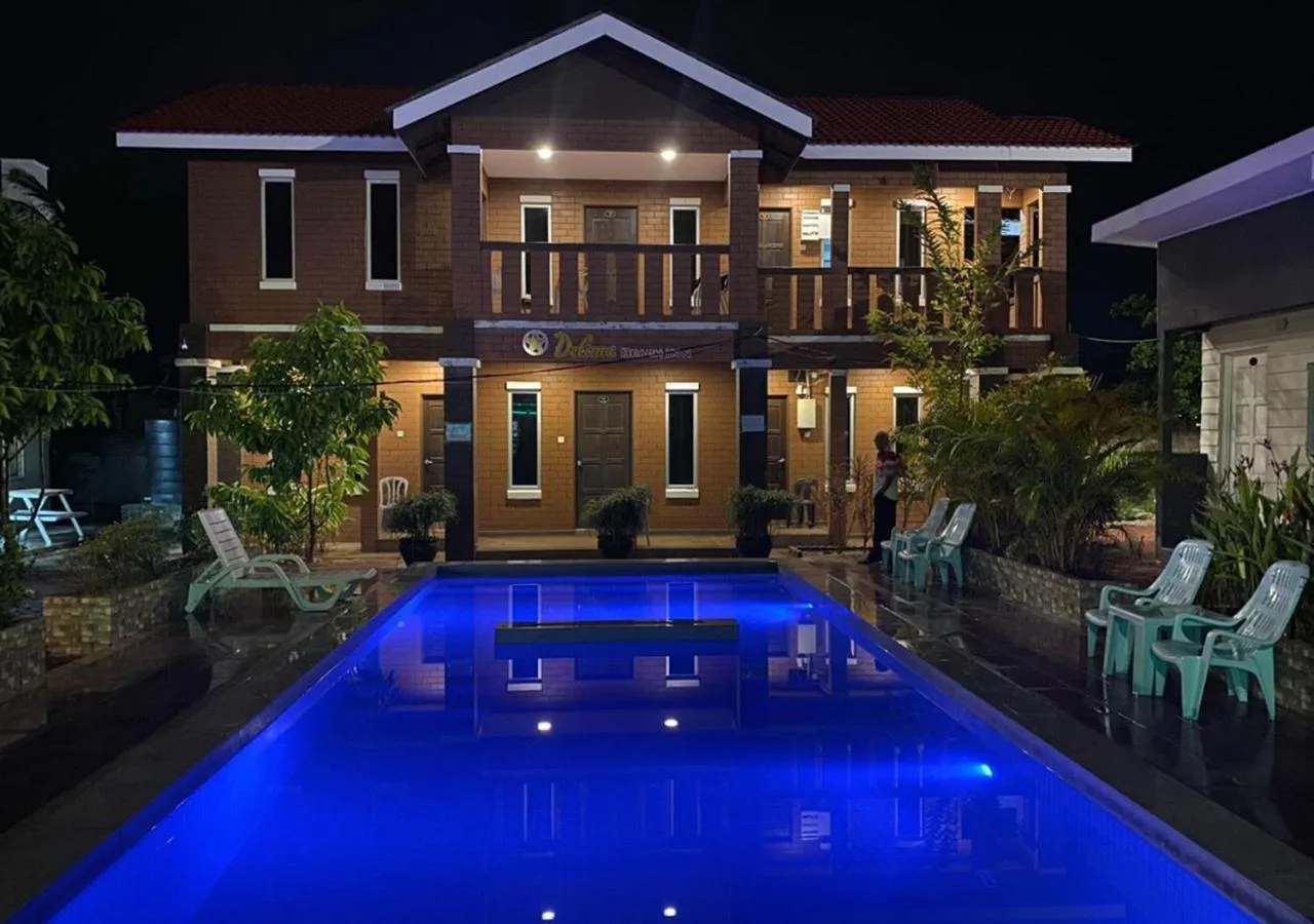 Pool view in D'Lima Beach Inn