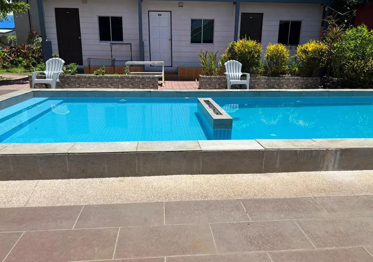 Pool view in D'Lima Beach Inn Pool view in D'Lima Beach Inn