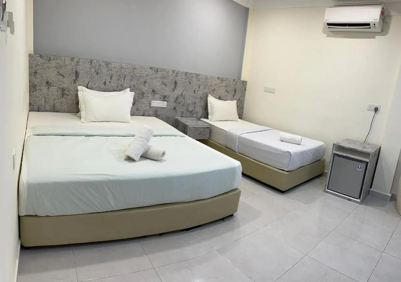 air conditioner, Bed in D'Lima Beach Inn
