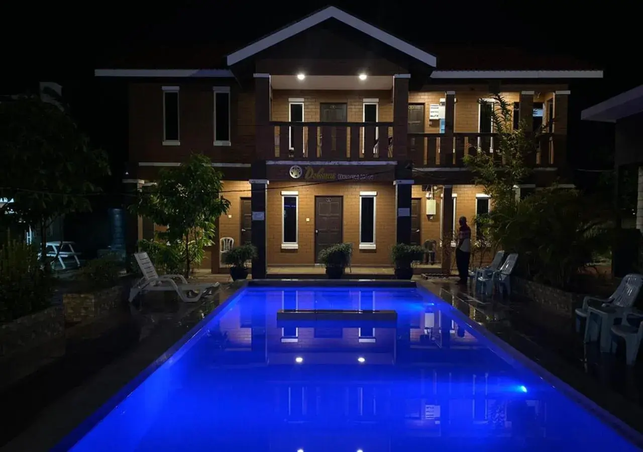 Pool view in D'Lima Beach Inn Pool view in D'Lima Beach Inn