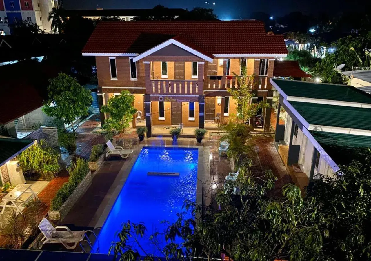 Pool view in D'Lima Beach Inn Pool view in D'Lima Beach Inn