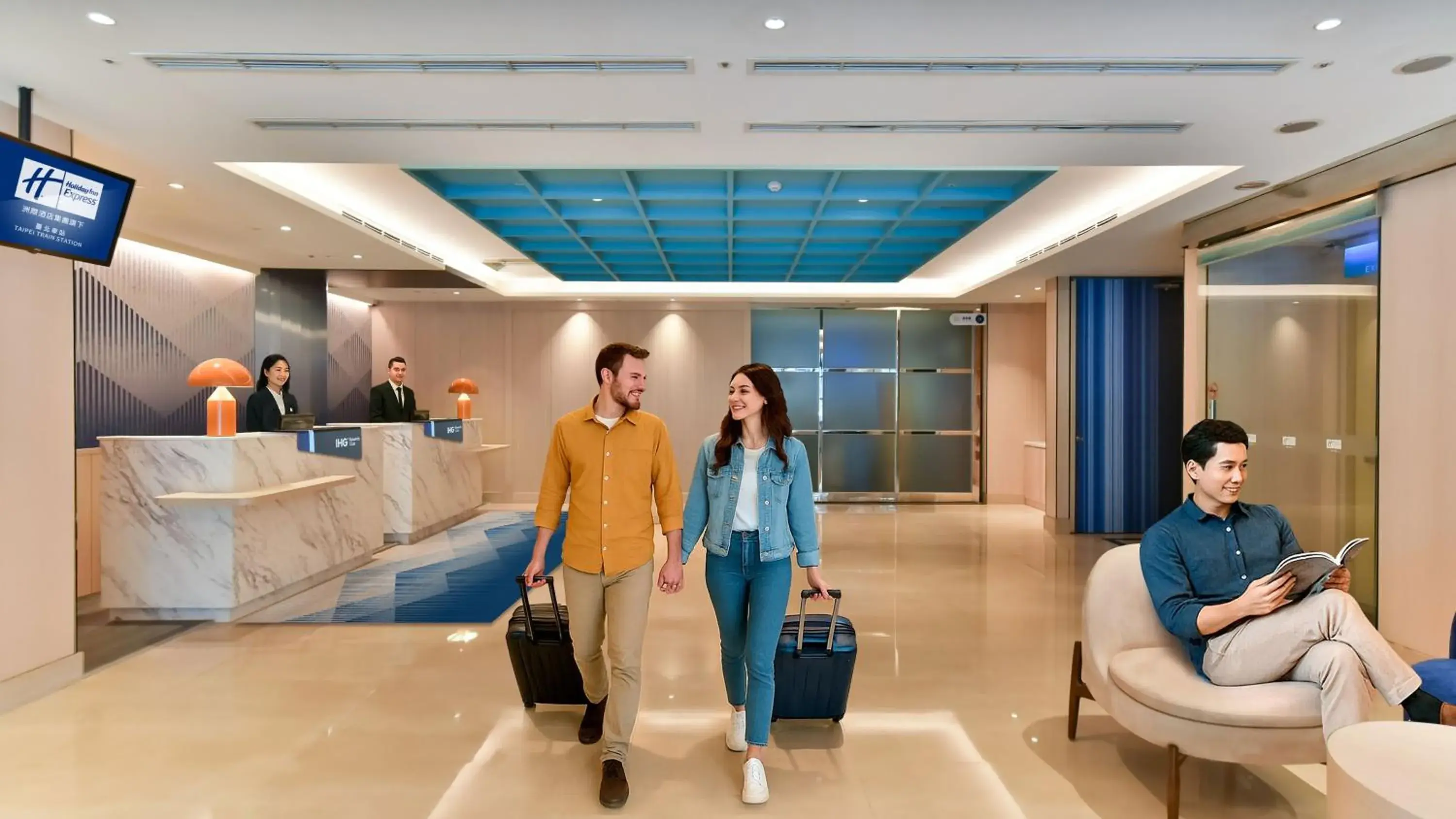 Property building in Holiday Inn Express Taipei Train Station by IHG Property building in Holiday Inn Express Taipei Train Station by IHG