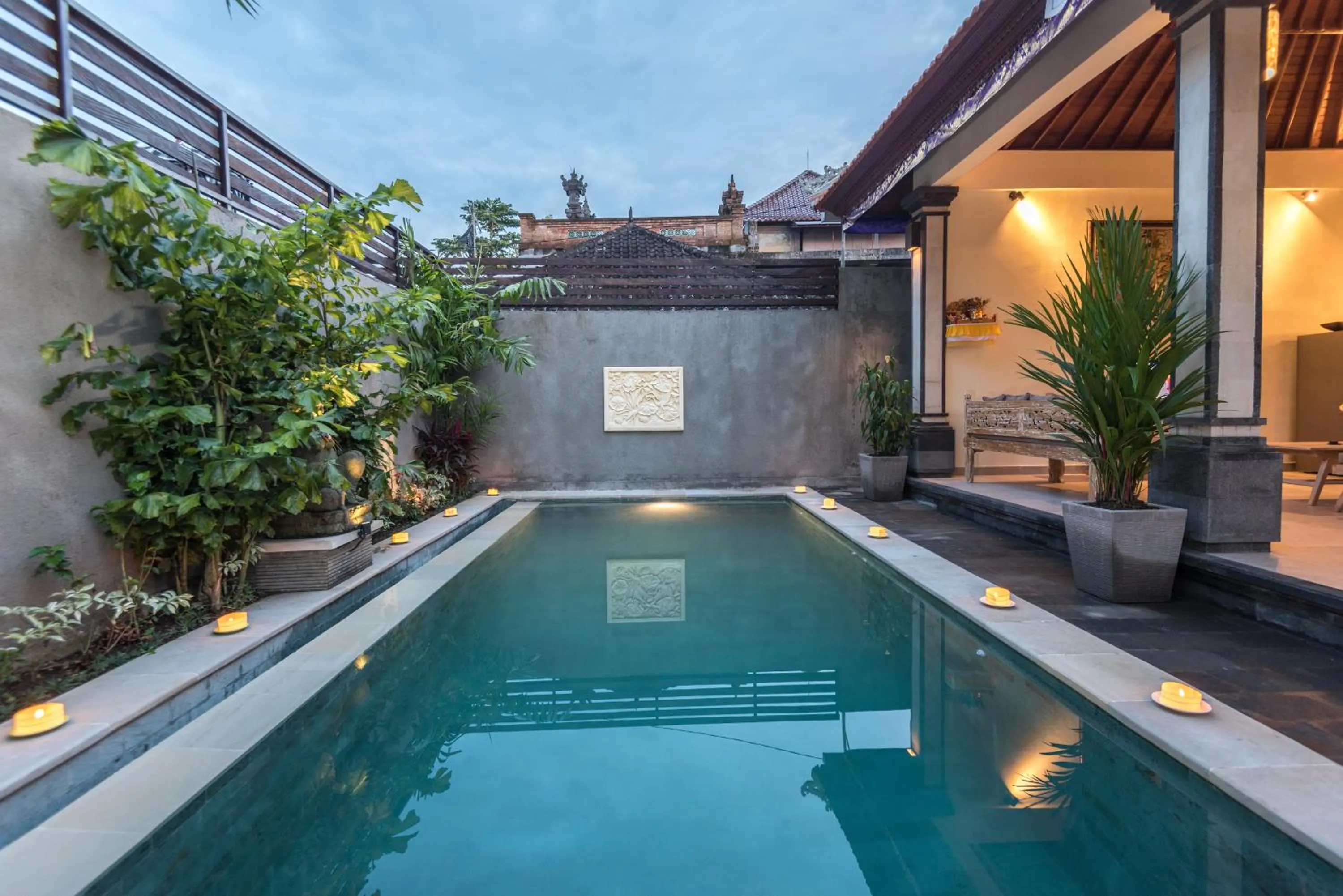 Pool view in Secret Bunutan Ubud Villa