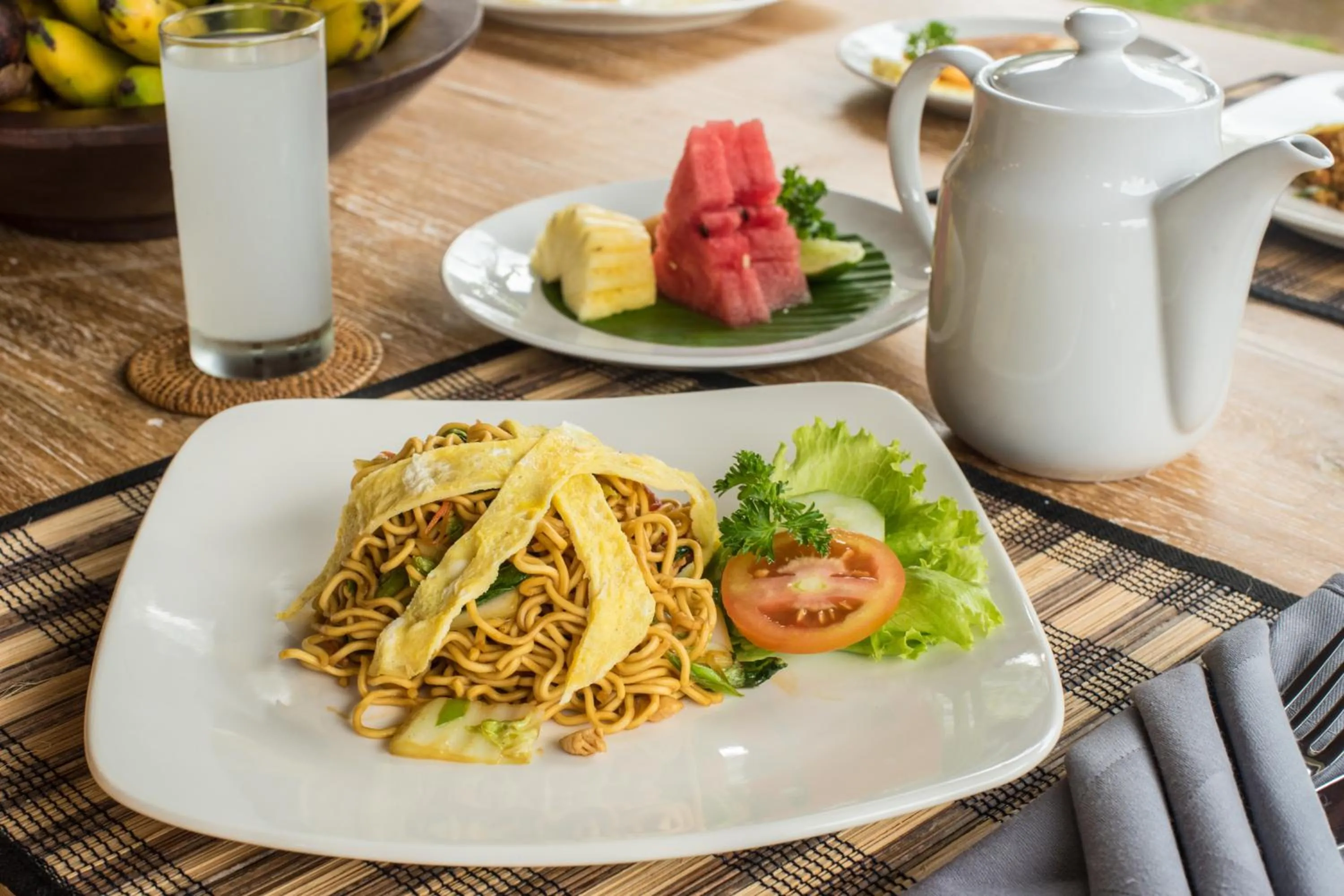 Food and drinks in Secret Bunutan Ubud Villa