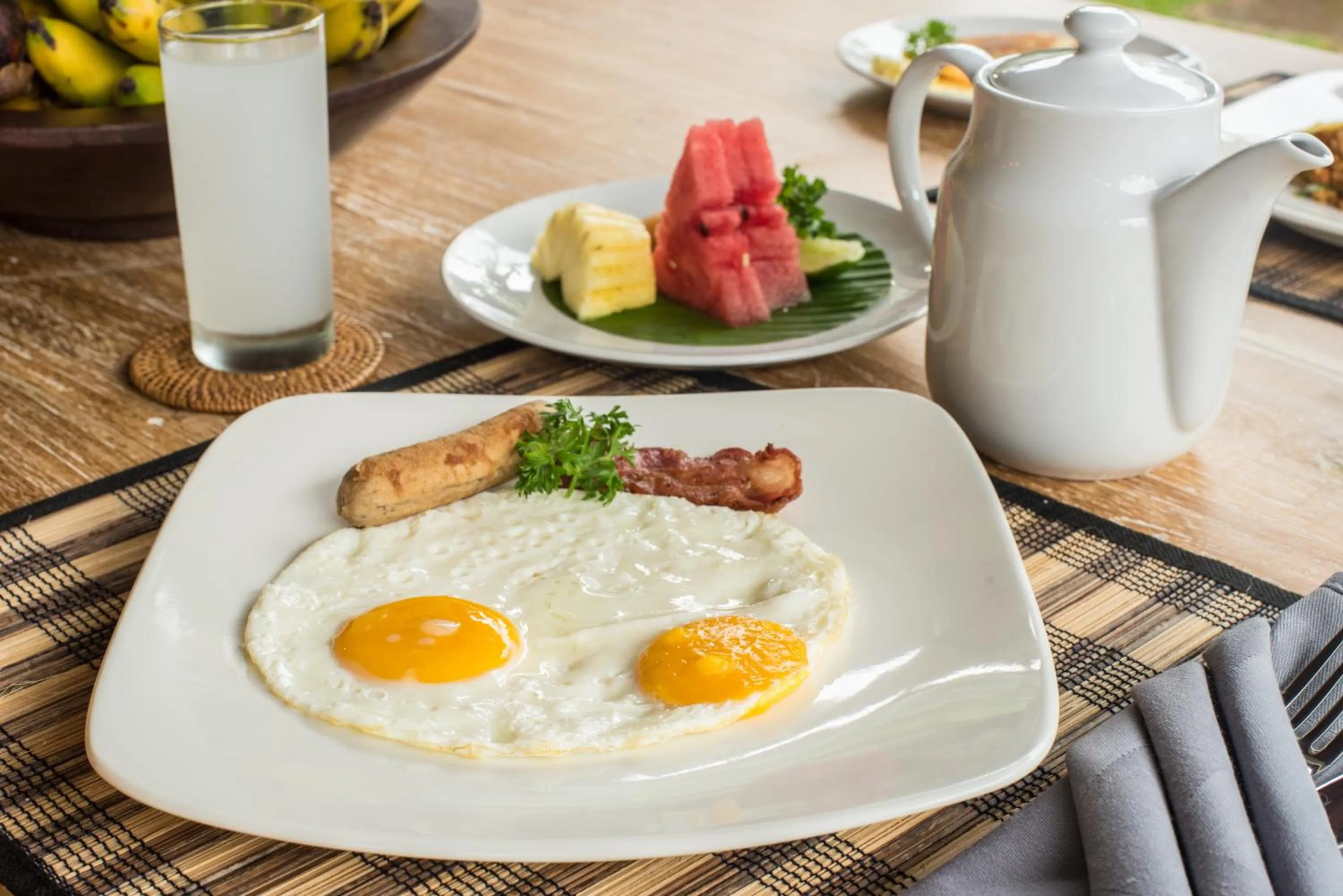 Food and drinks in Secret Bunutan Ubud Villa