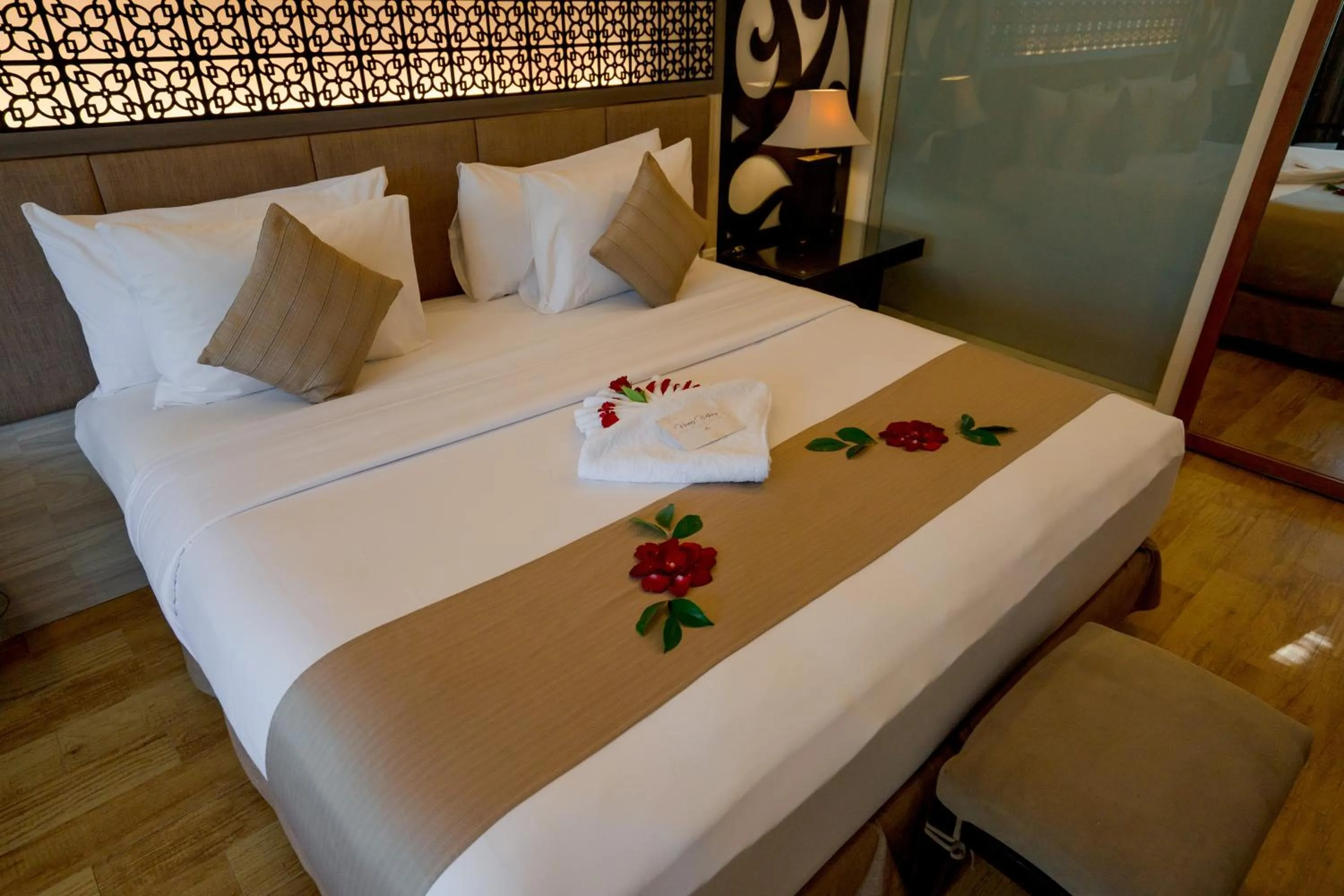 Bedroom, Bed in Villa Kayu Raja