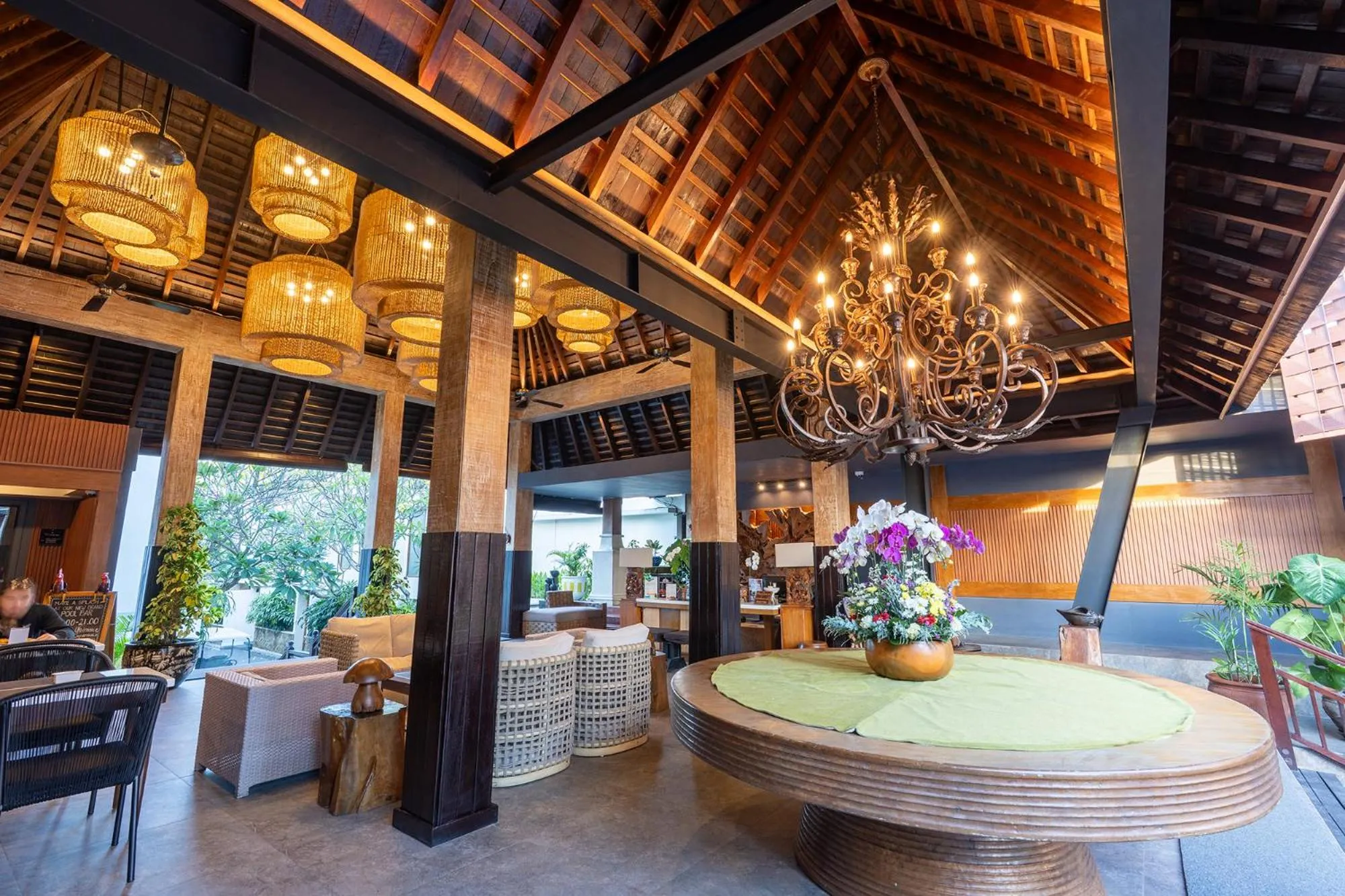 Lobby or reception in Villa Kayu Raja