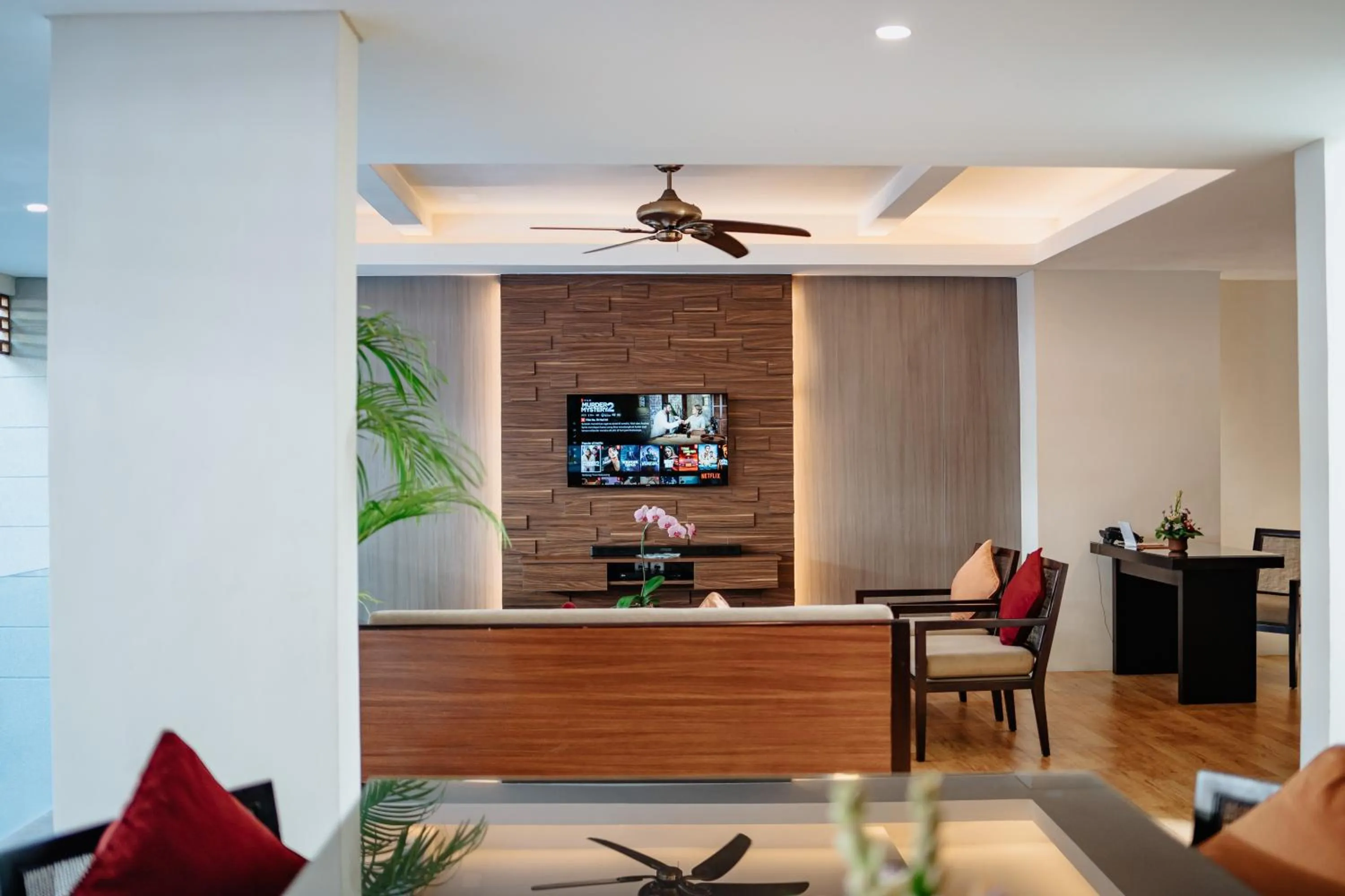 Living room in Villa Kayu Raja