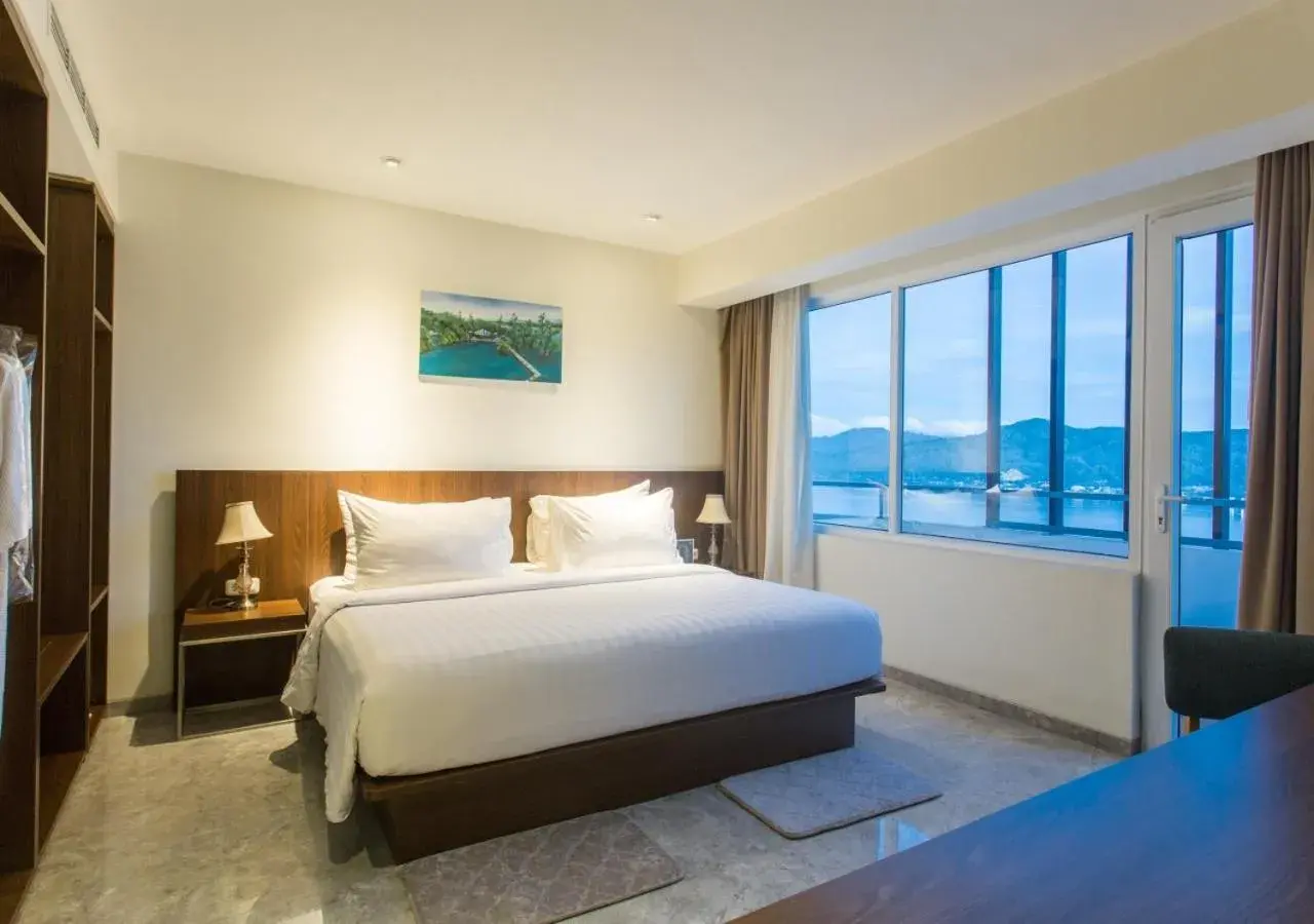 Bed in Hotel Santika Premiere Ambon Bed in Hotel Santika Premiere Ambon