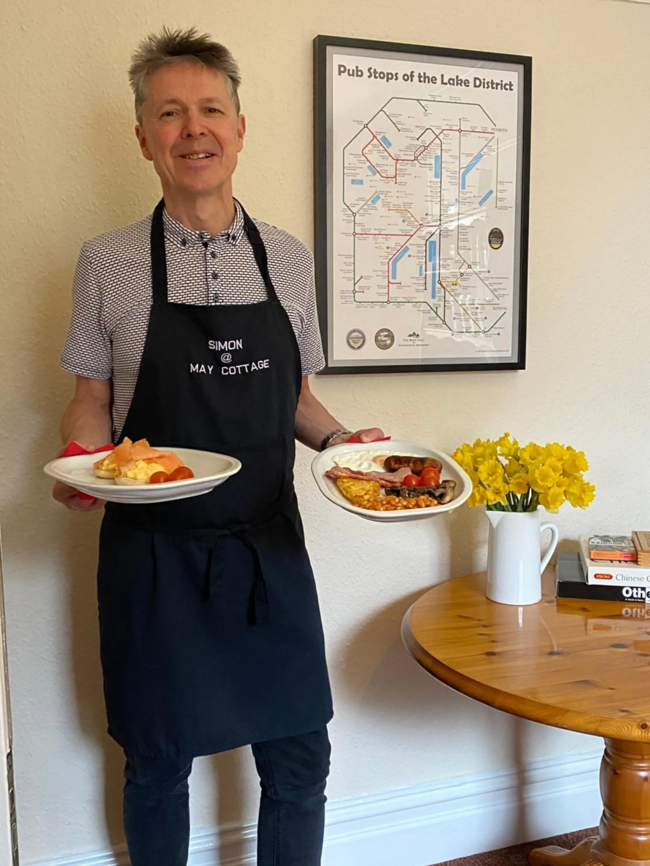 Food and drinks in May Cottage B&B