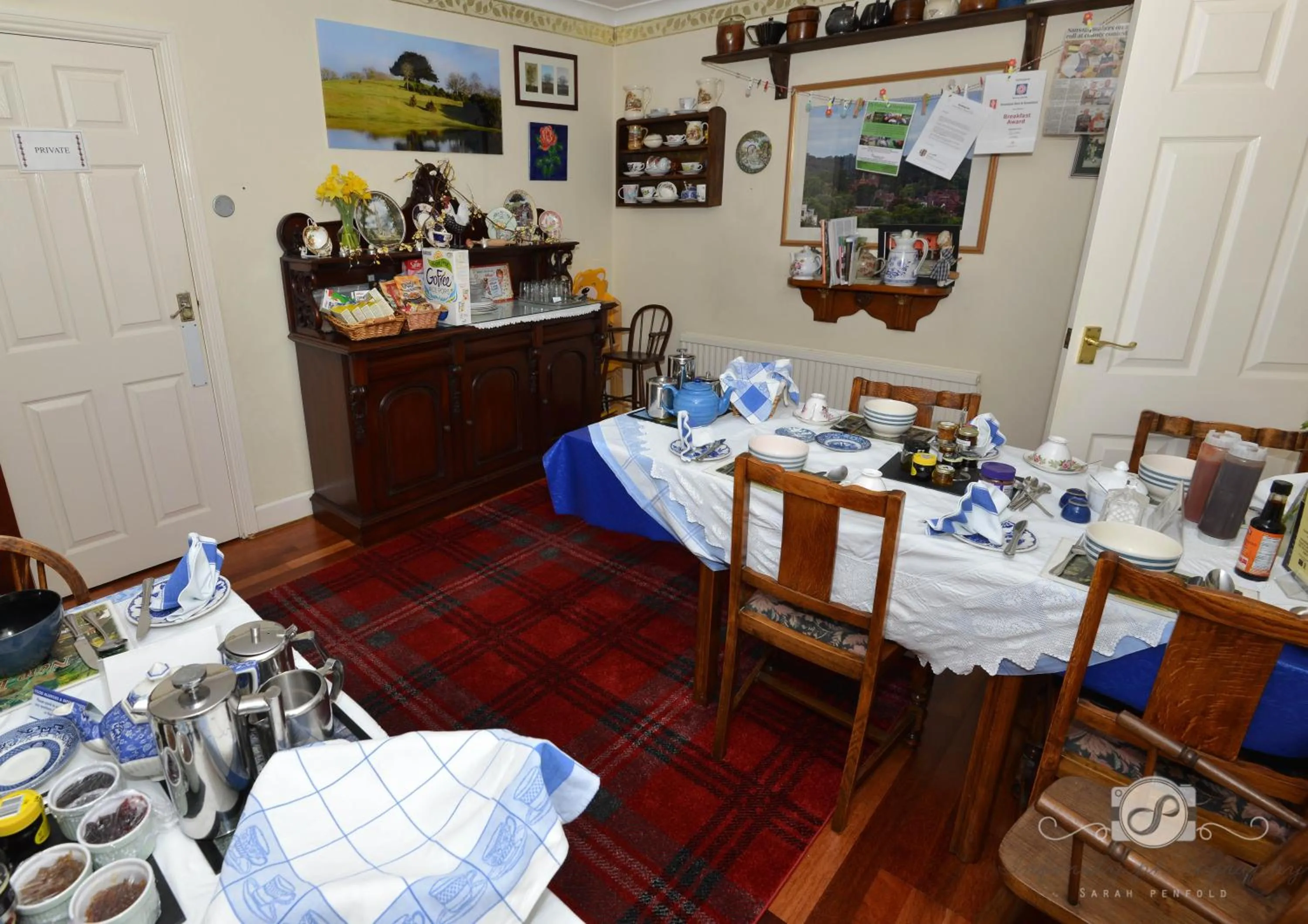 Dining area in Rosedale Bed and Breakfast