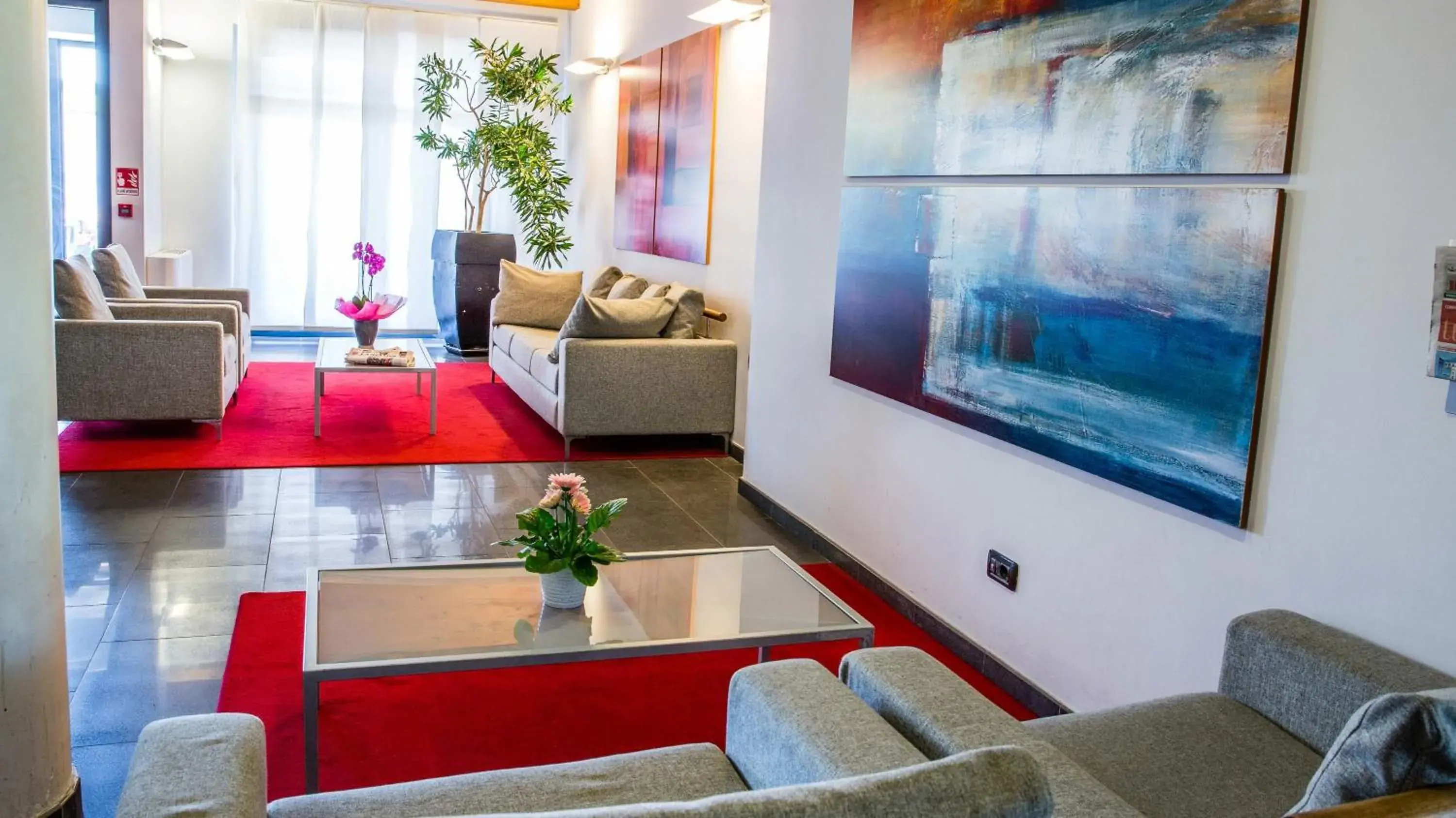 Lobby or reception in Hotel Gallia Lobby or reception in Hotel Gallia