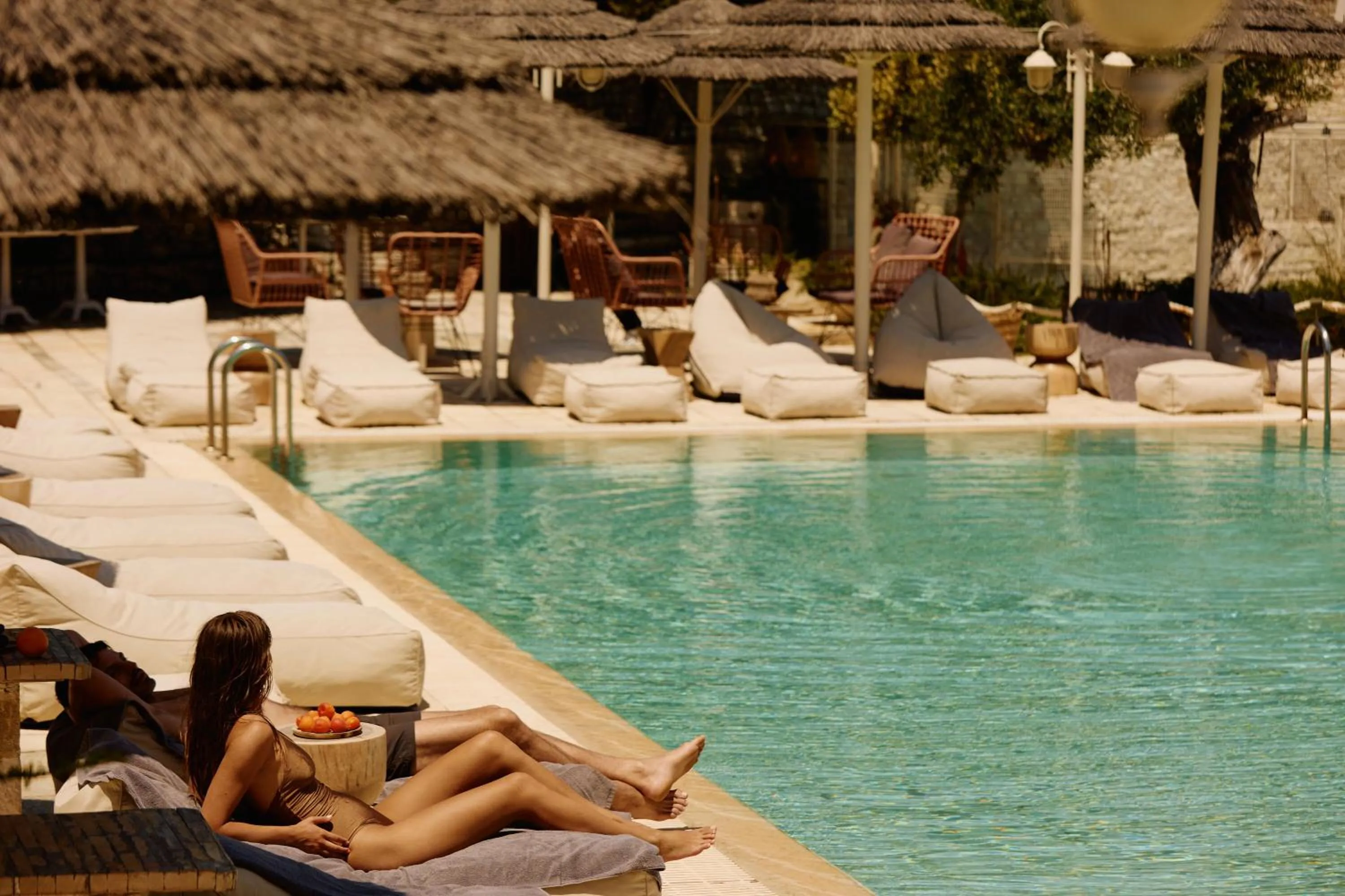 Swimming pool in Agali Hotel Paxos