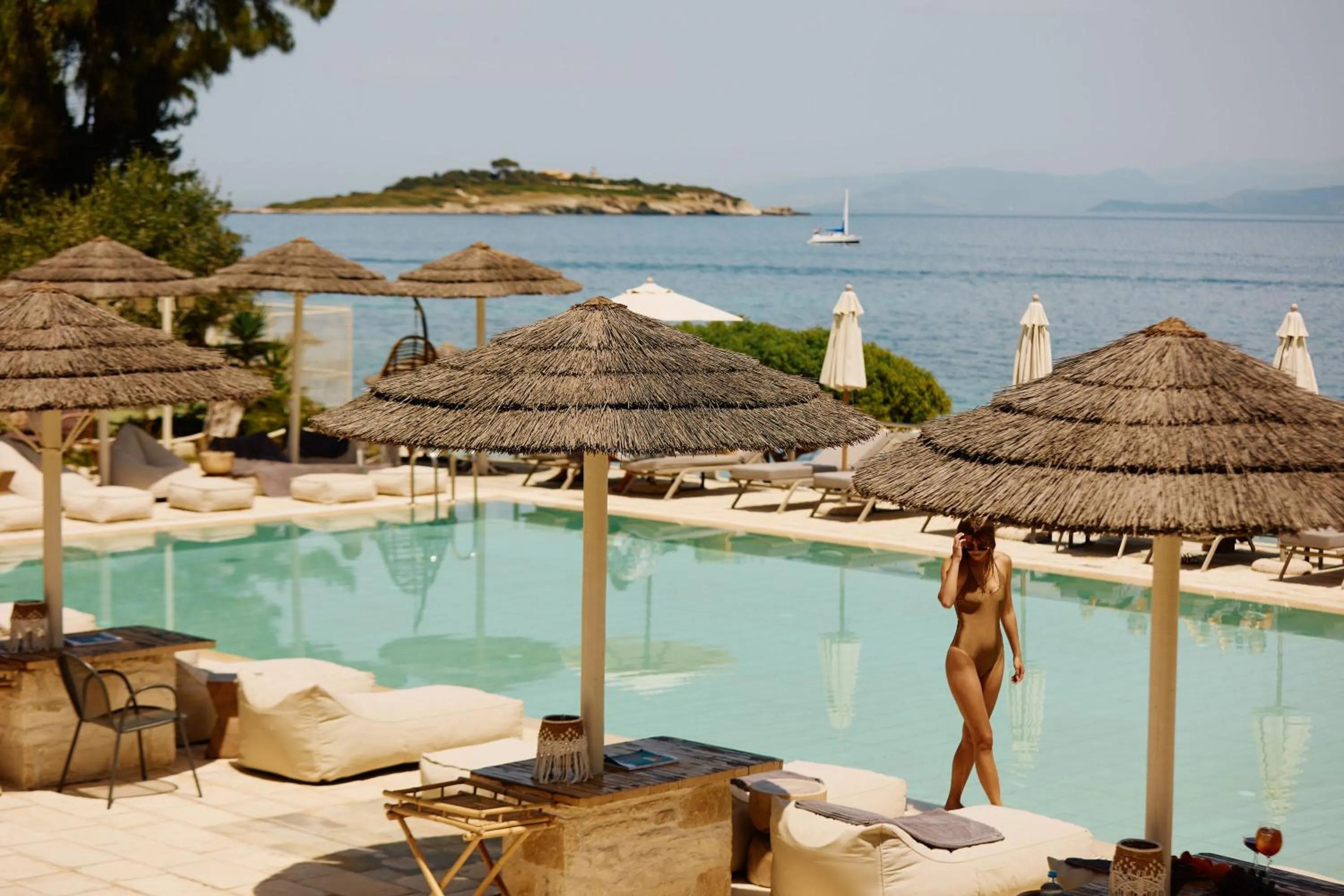 Sea view in Agali Hotel Paxos