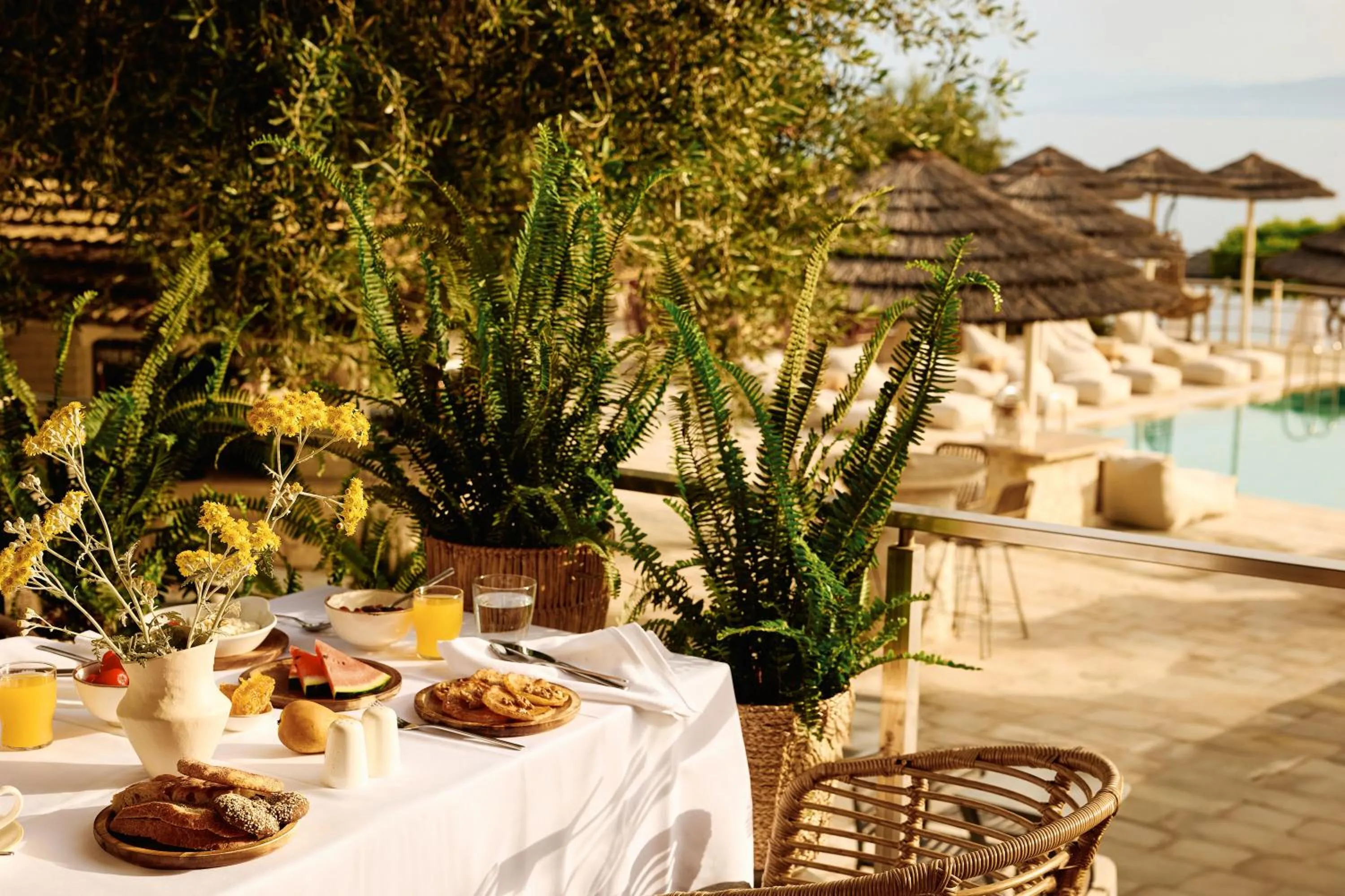 Breakfast in Agali Hotel Paxos