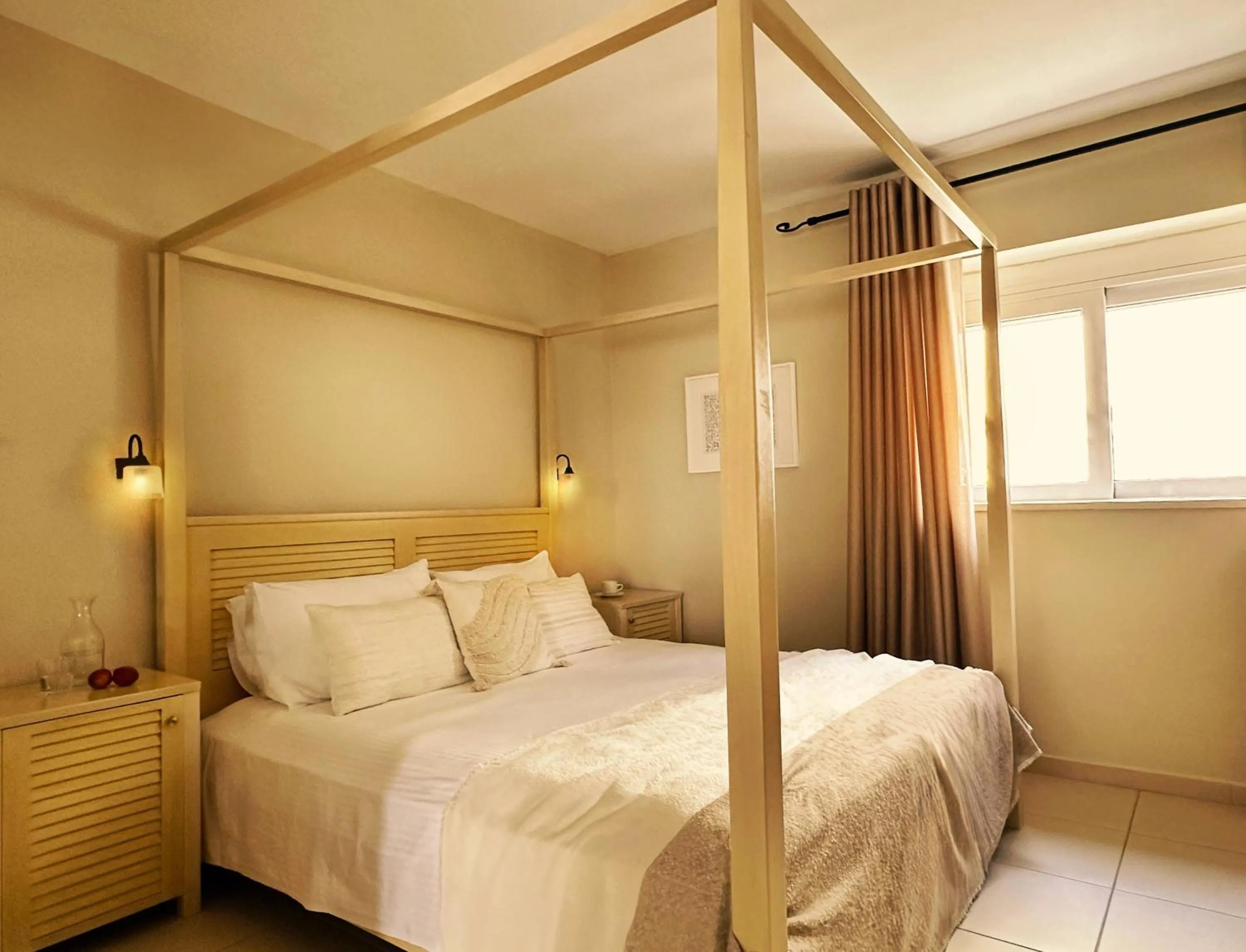 Garden view, Bed in Agali Hotel Paxos