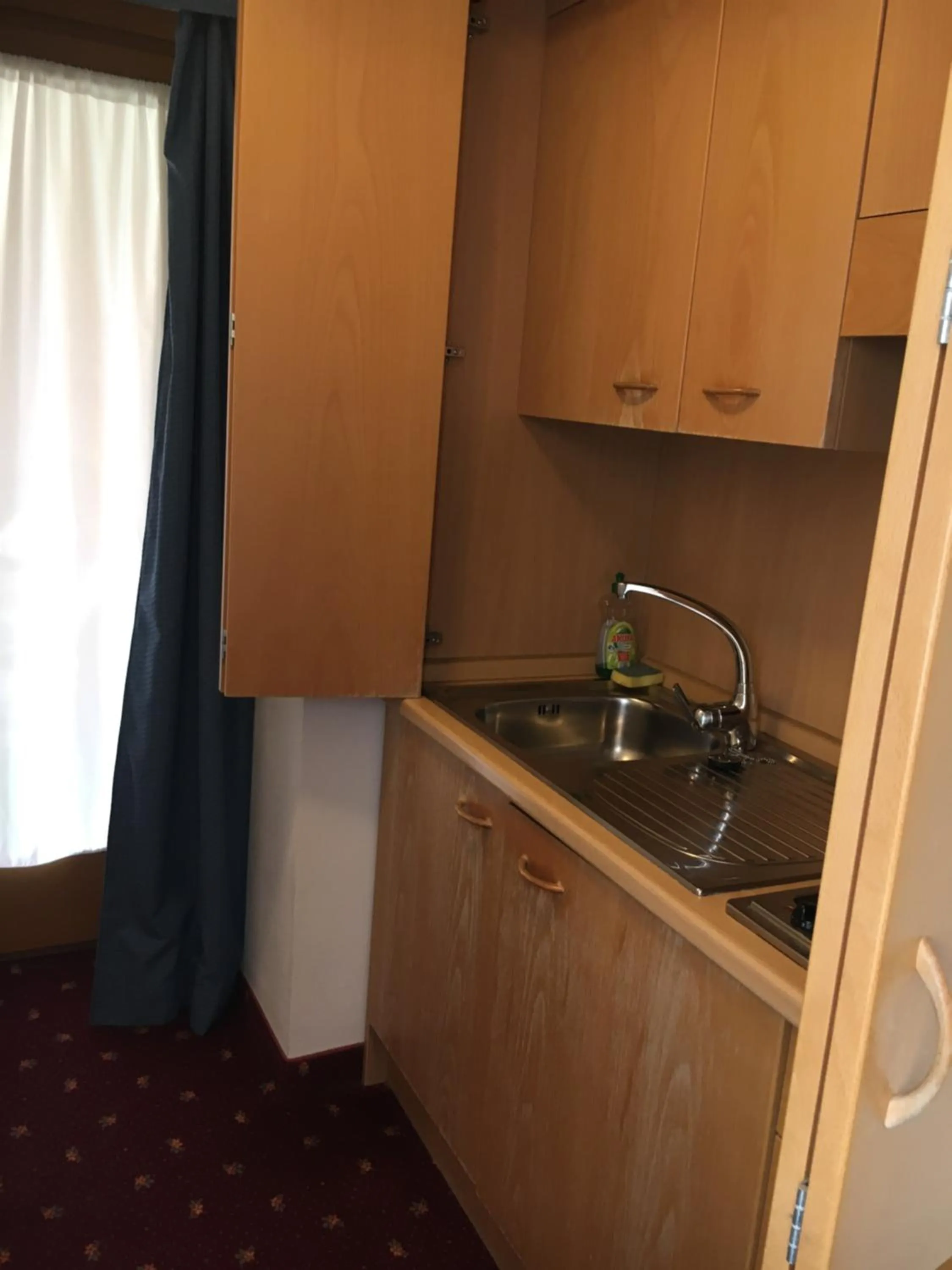 Kitchen or kitchenette in Garni Enrosadira