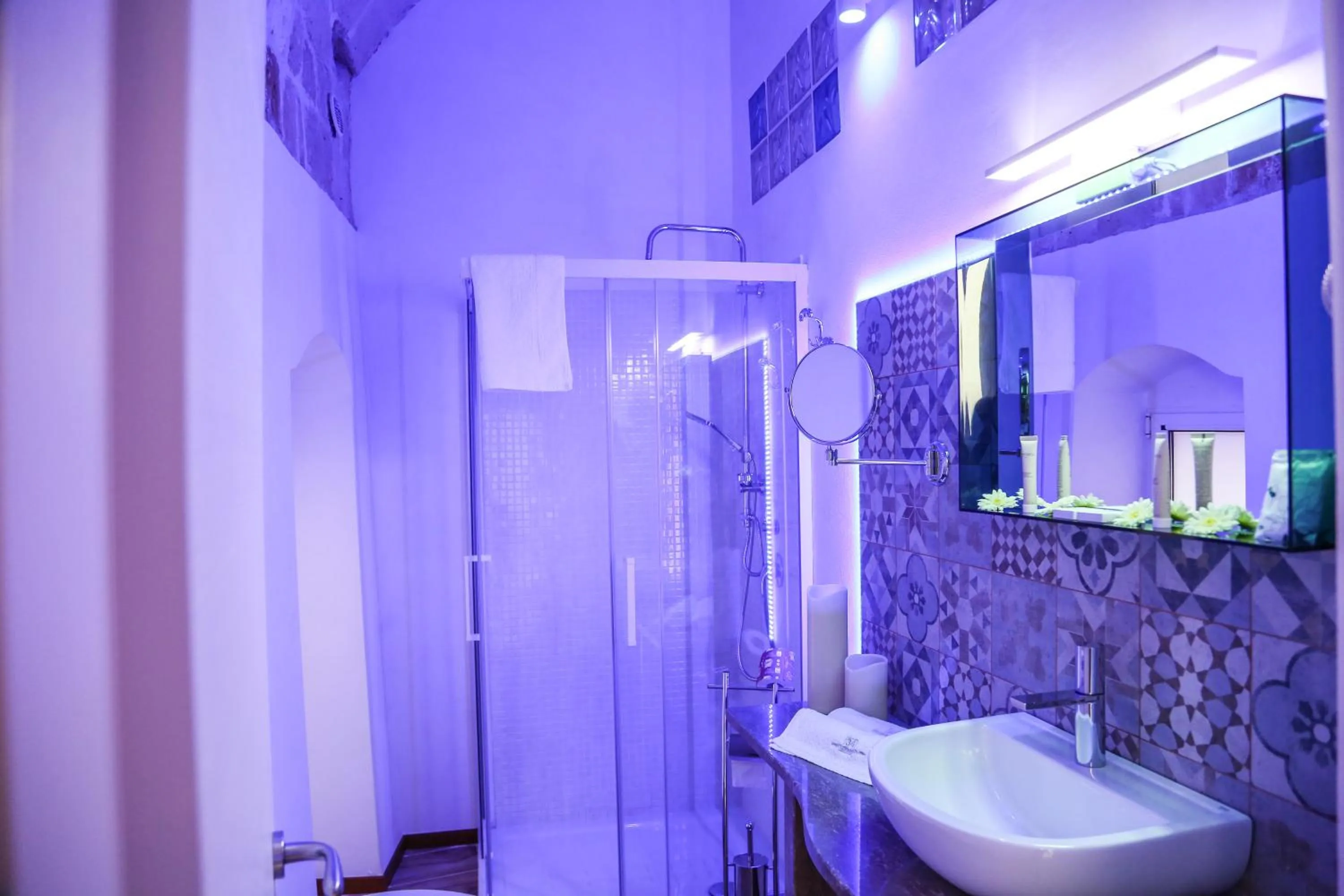 Shower in The Bridge Suites