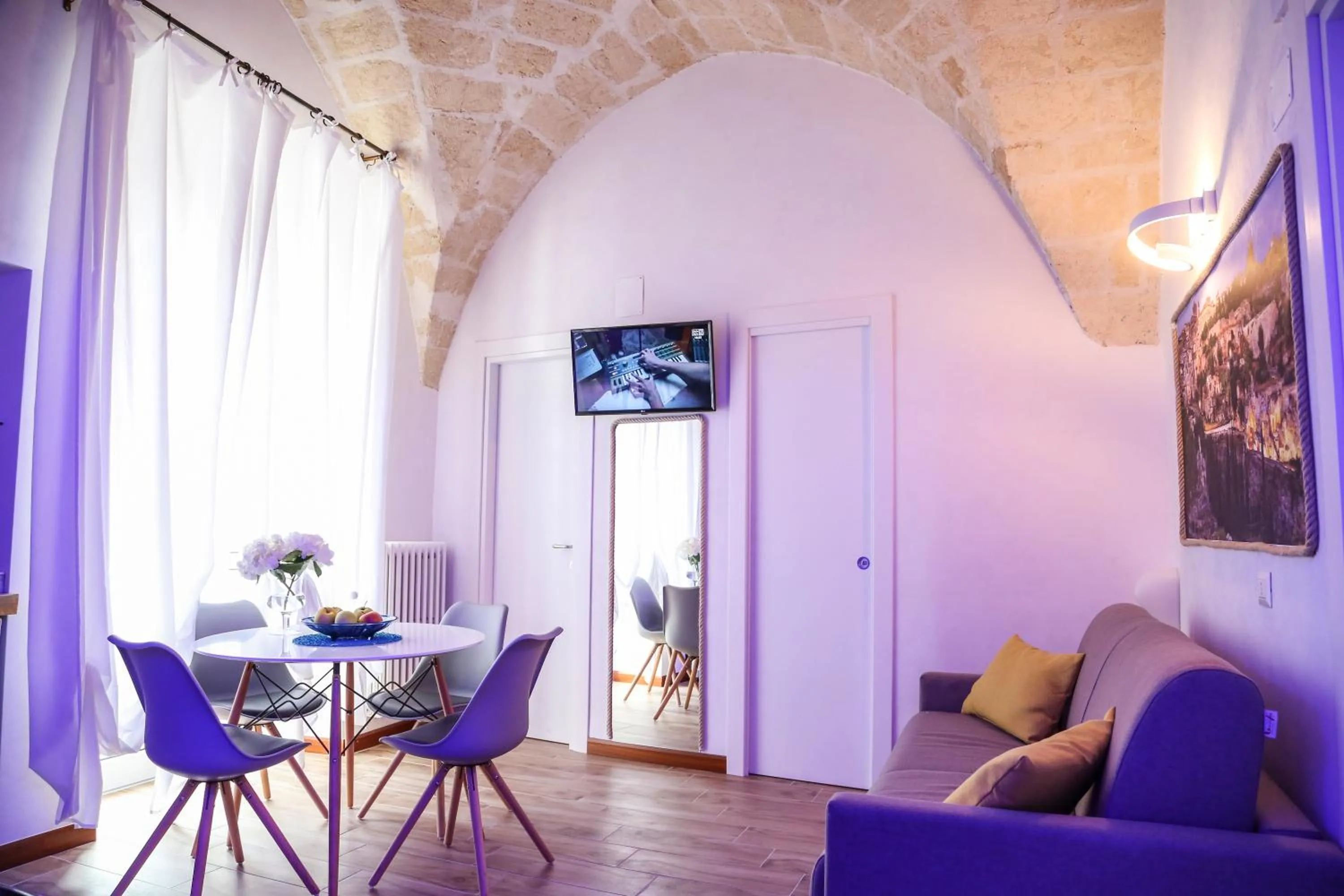 Living room in The Bridge Suites