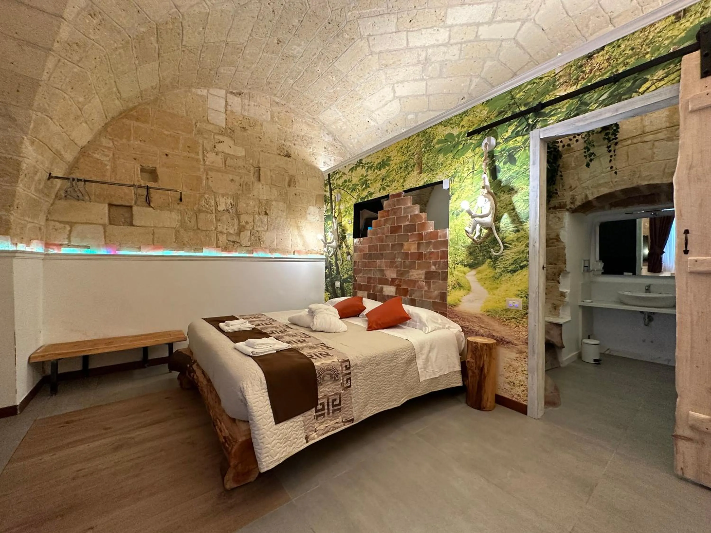 Bed in The Bridge Suites