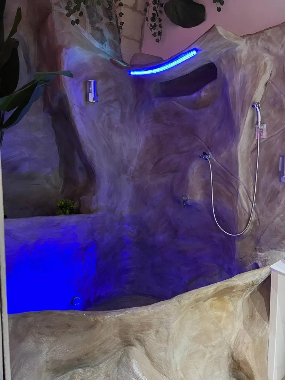 Shower in The Bridge Suites