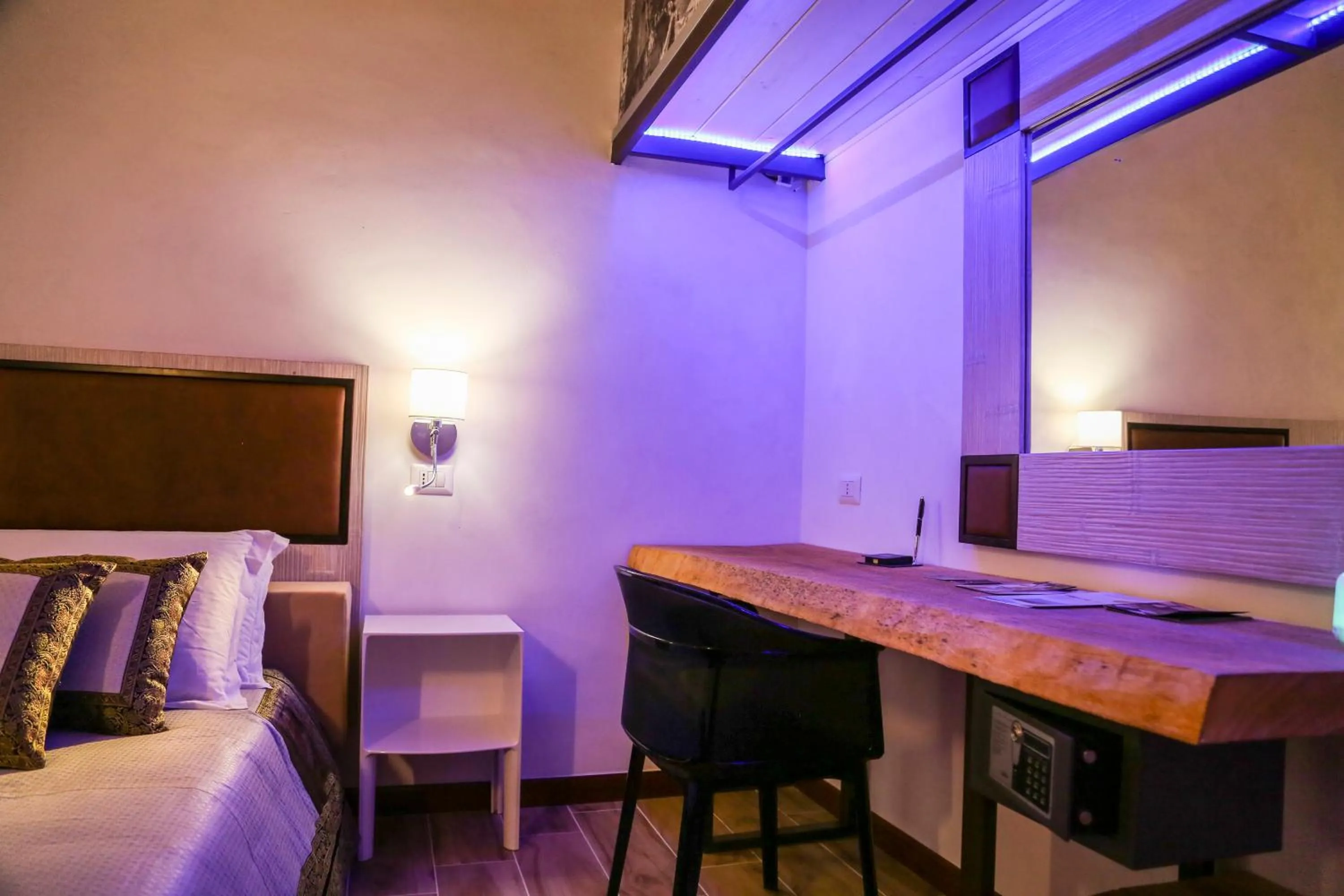 Photo of the whole room, Bed in The Bridge Suites