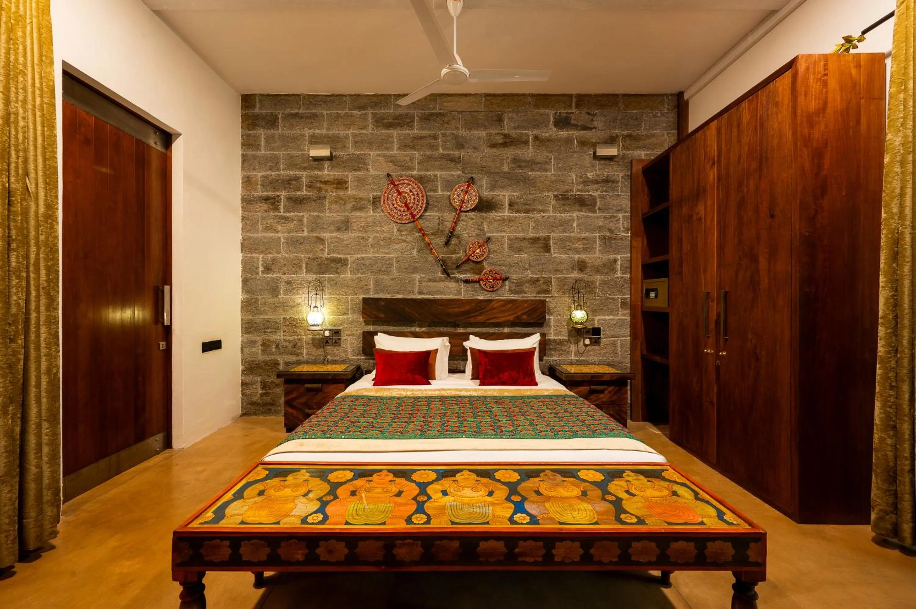 Bed in Aathma Colombo House