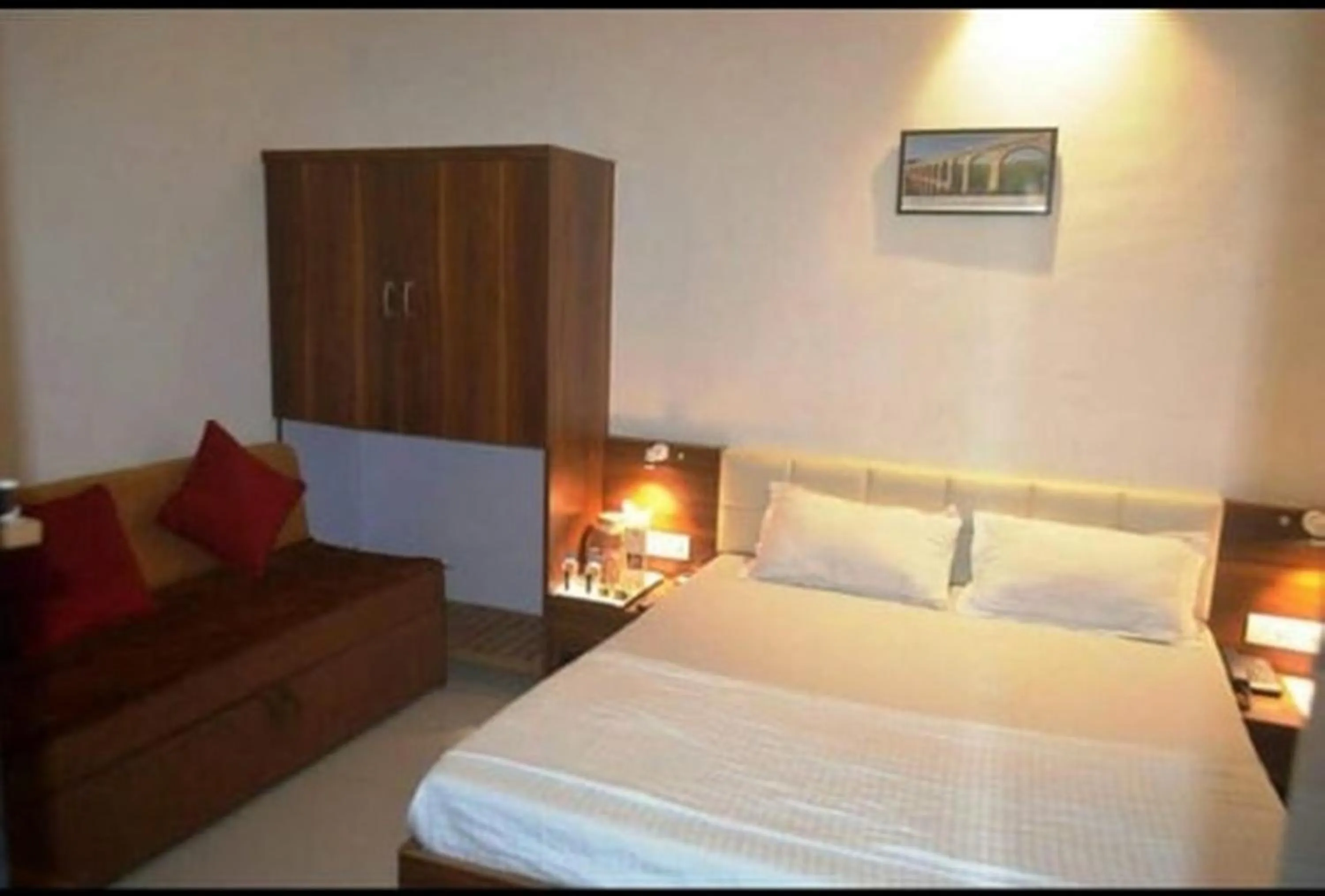 Bed in Hotel Chatako