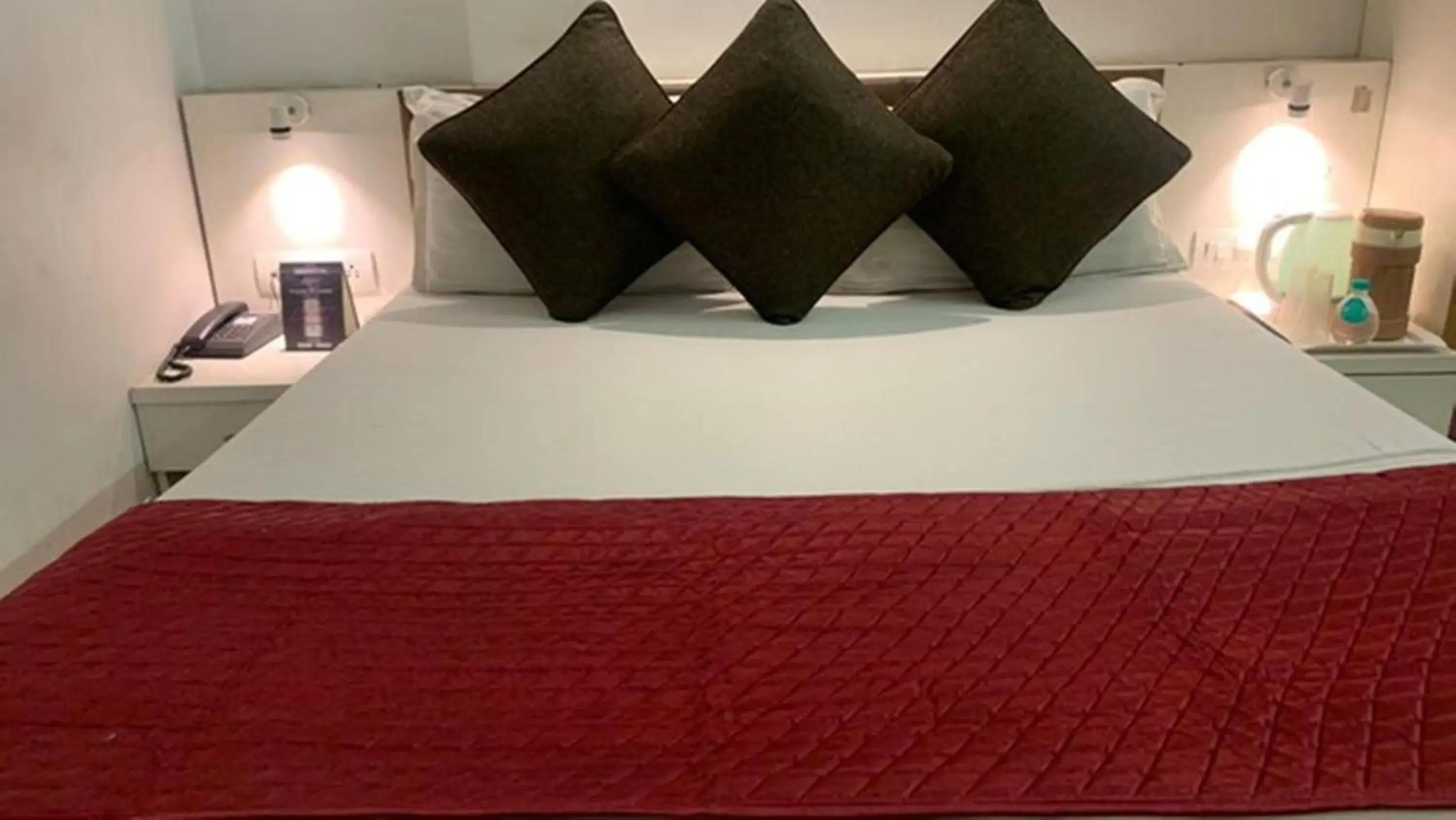 Bed in Hotel Chatako Bed in Hotel Chatako