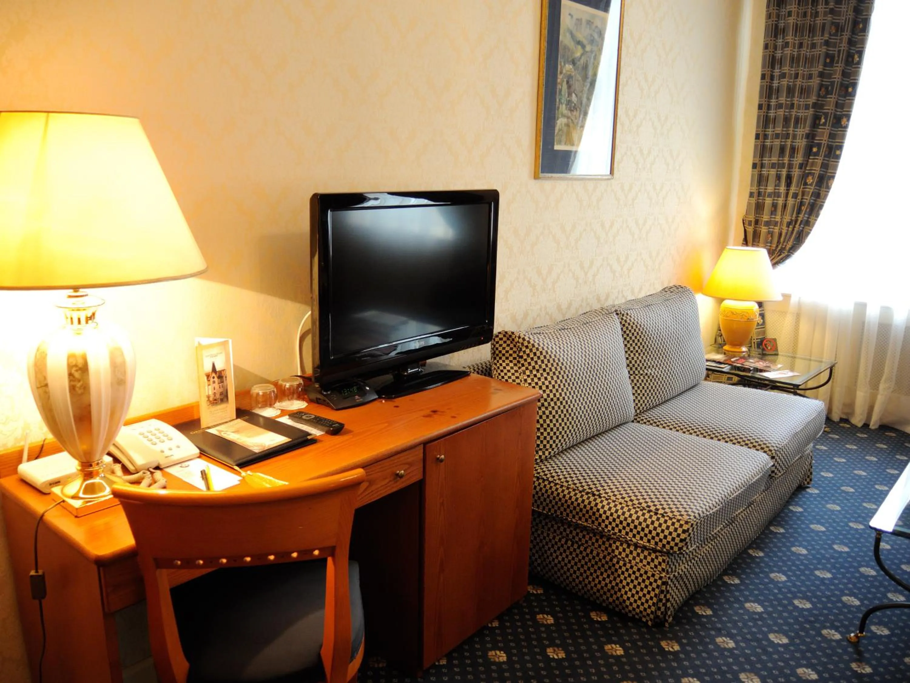 Decorative detail in Grand Hotel Ukraine