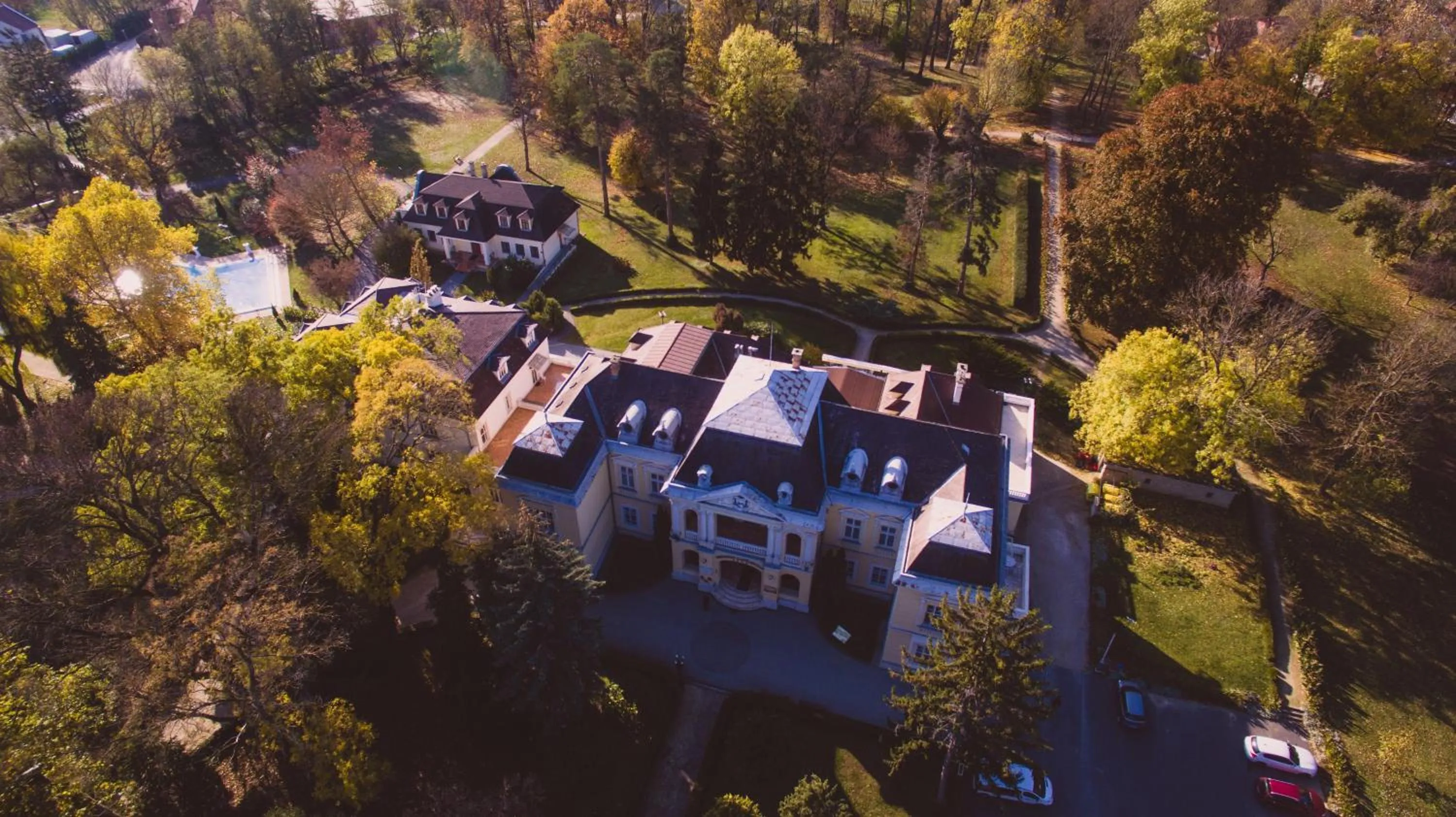 Bird's eye view in Batthyány Kastélyszálló