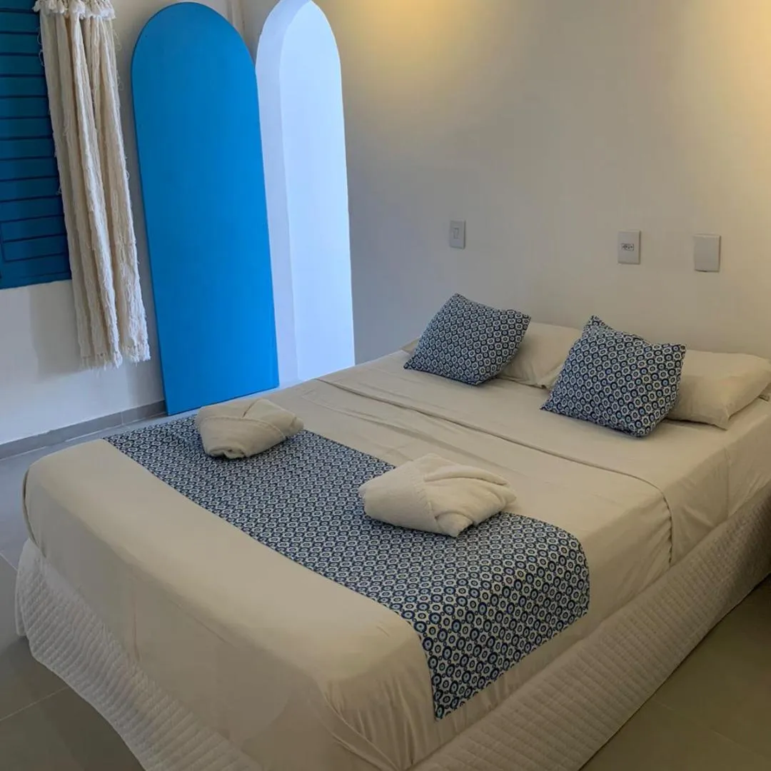 Bed in Pousada Mediterrânea