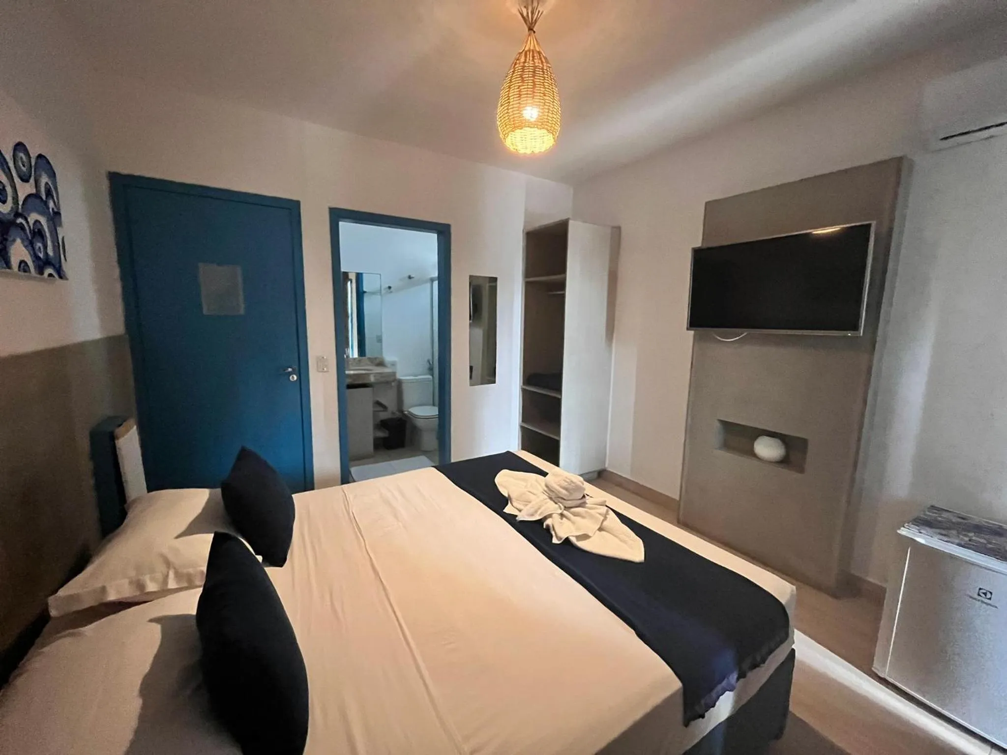 Bed in Pousada Mediterrânea