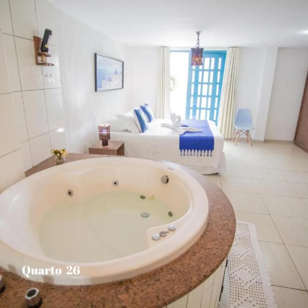 Bed in Pousada Mediterrânea