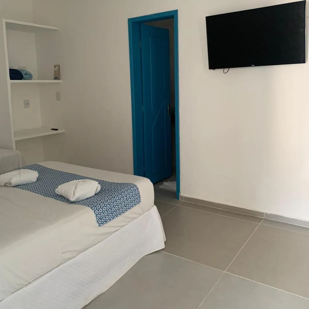 Bed in Pousada Mediterrânea