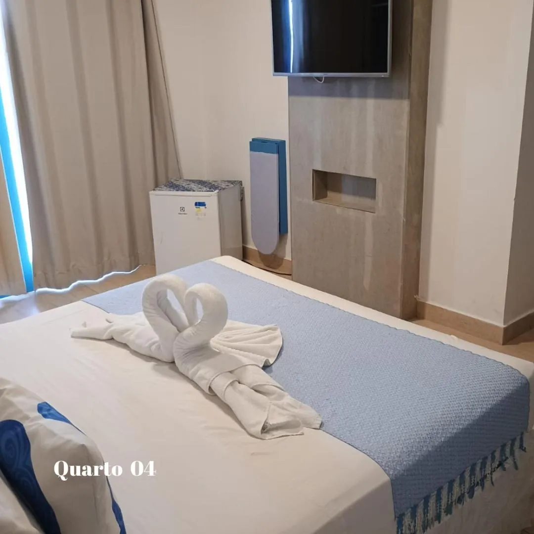 Bed in Pousada Mediterrânea