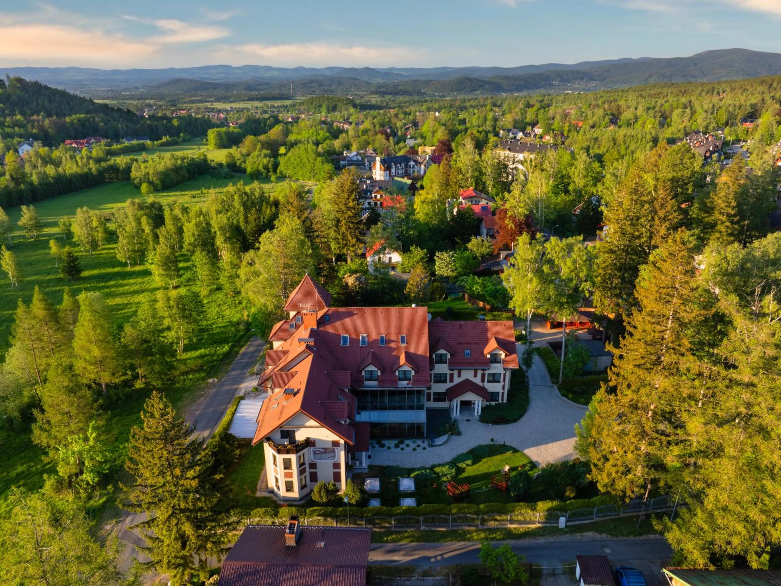 Bird's eye view in Malachit Karpacz SPA Hotel