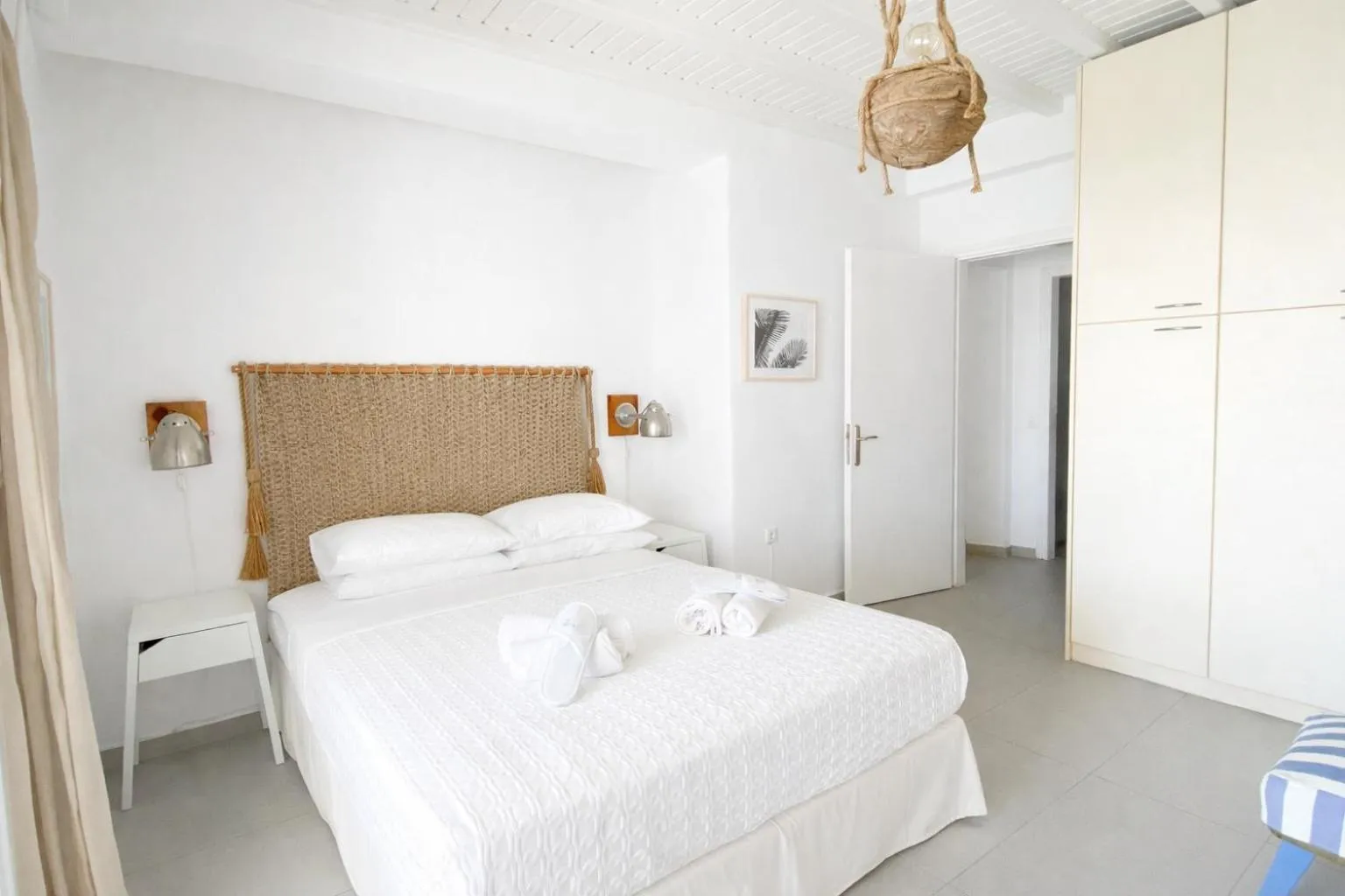 Bedroom, Bed in Amperian Mykonos Suites & Villas