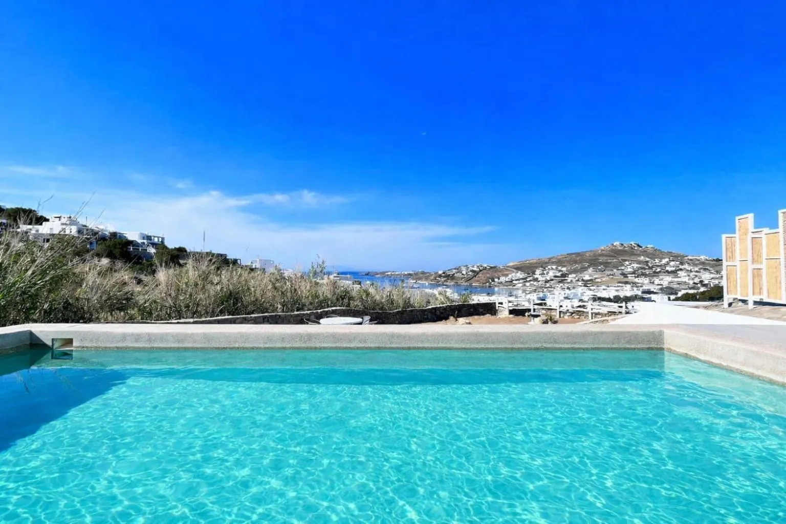 Pool view in Amperian Mykonos Suites & Villas