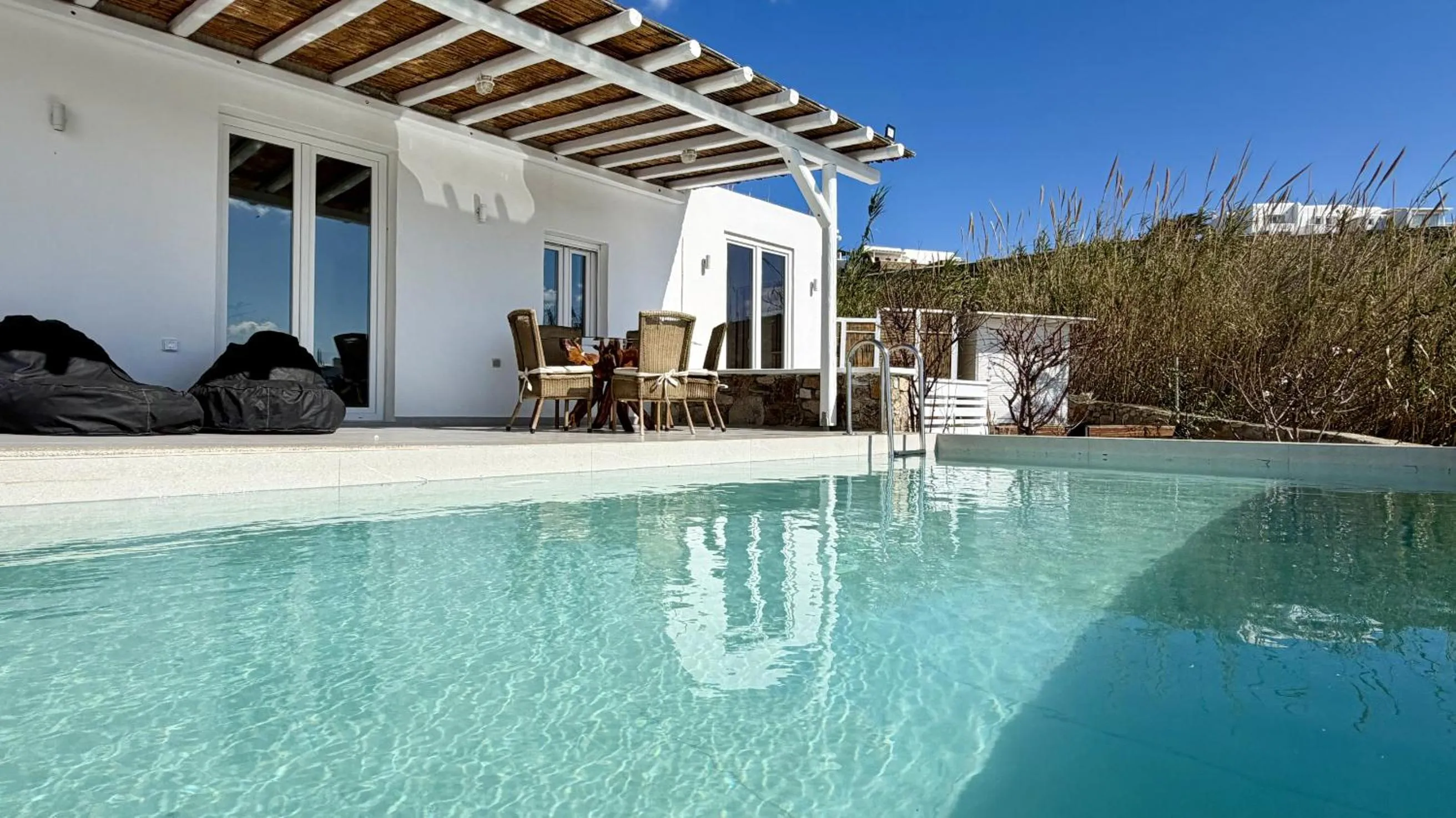 Pool view in Amperian Mykonos Suites & Villas