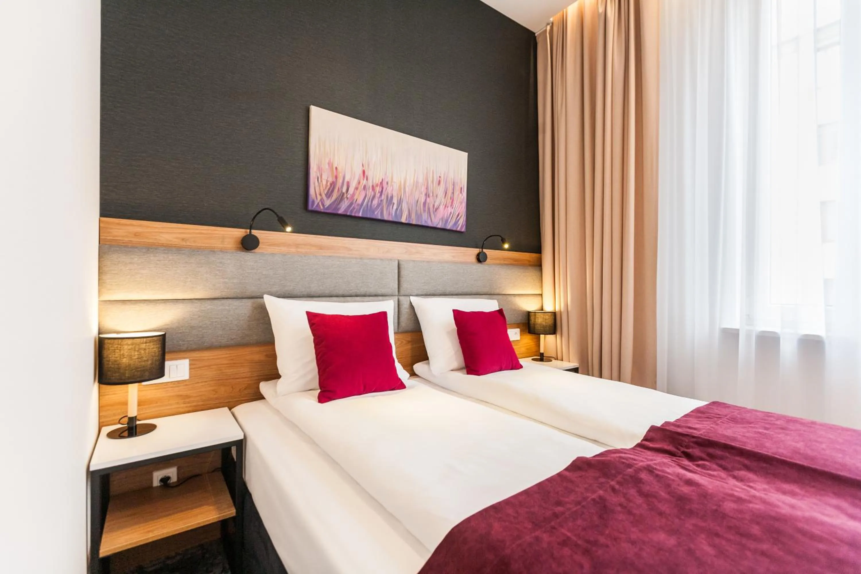 Bed in K4 APARTHOTEL KRAKÓW