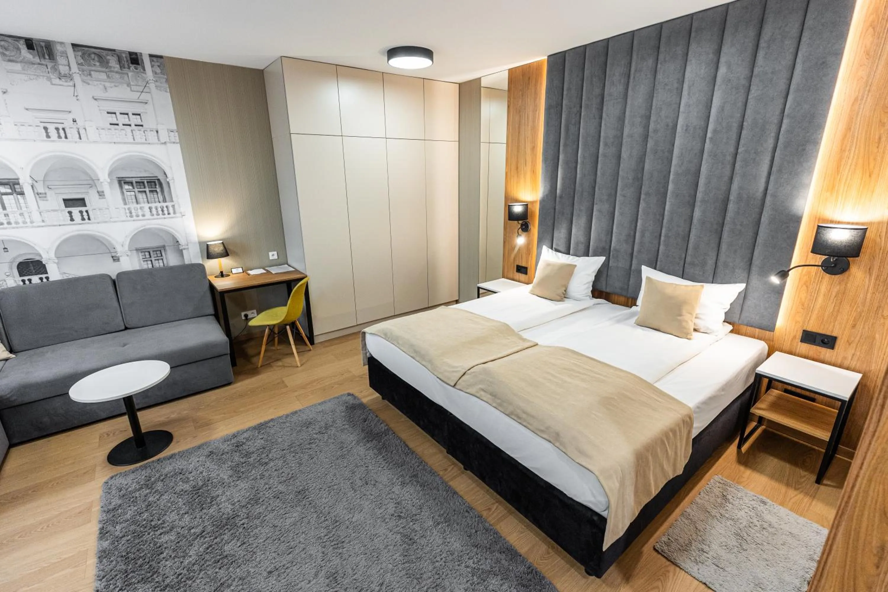 Bed in K4 APARTHOTEL KRAKÓW