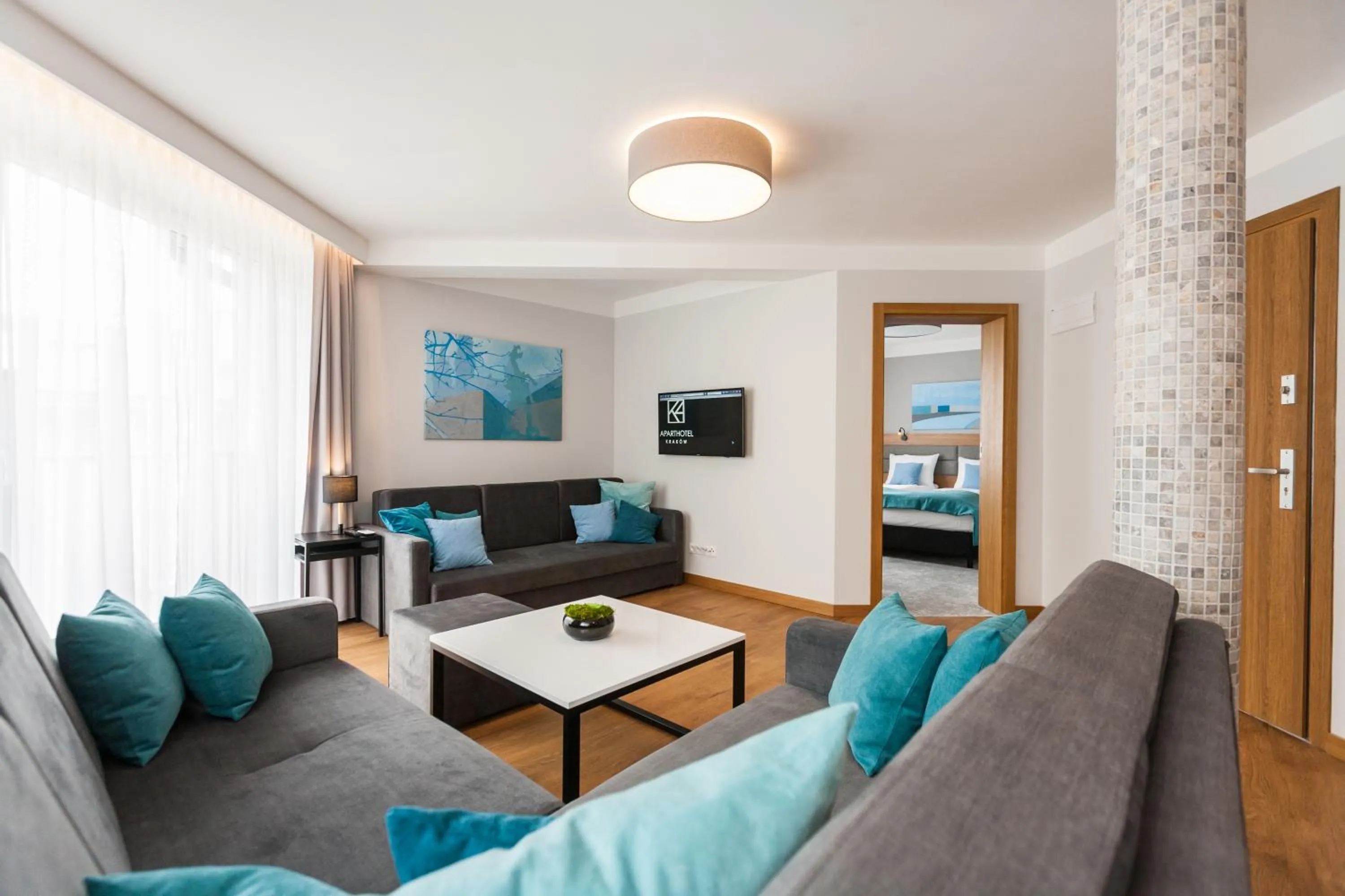 Photo of the whole room in K4 APARTHOTEL KRAKÓW